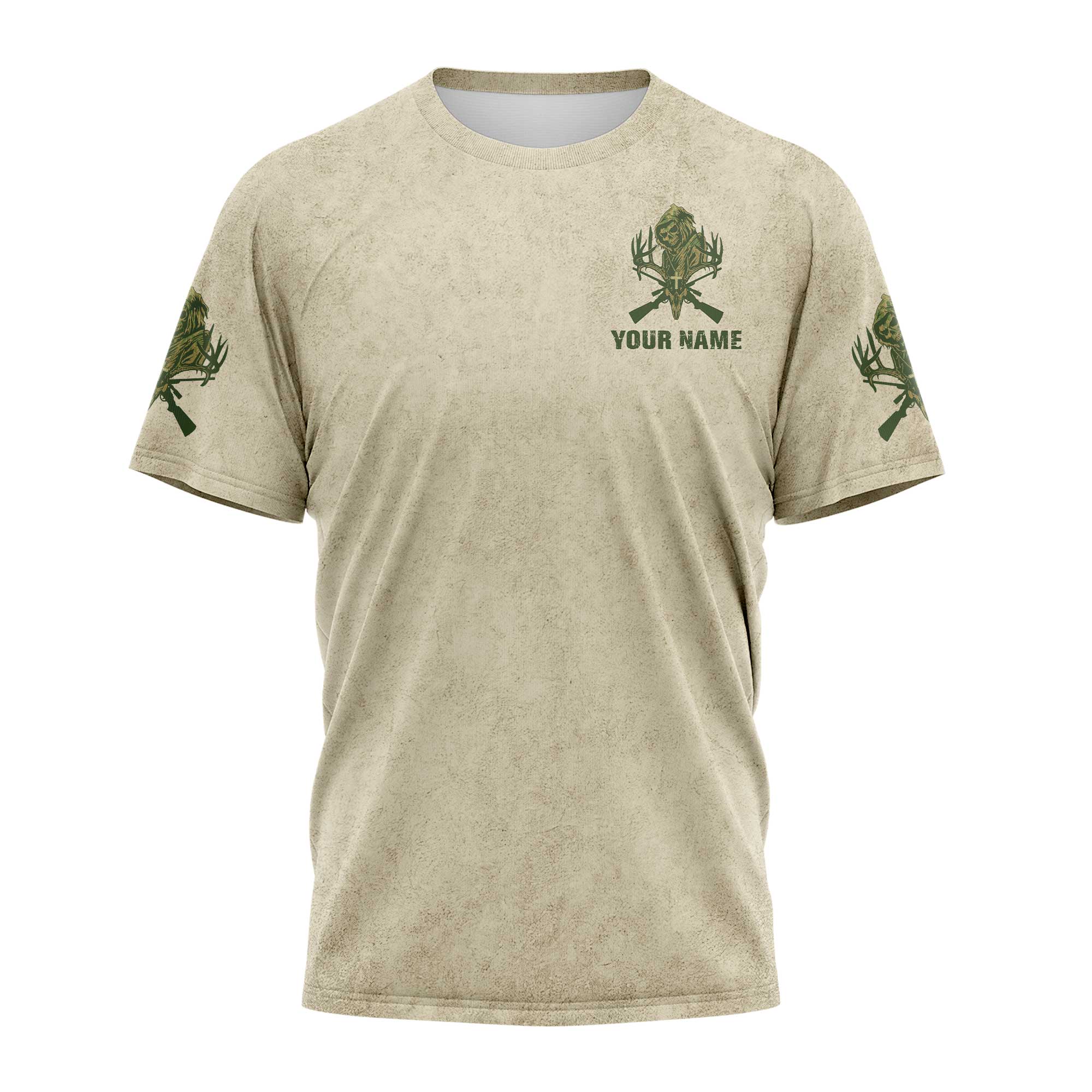God Created All Men Equally But Only The Strongest Go Hunting All Over Print T-Shirt