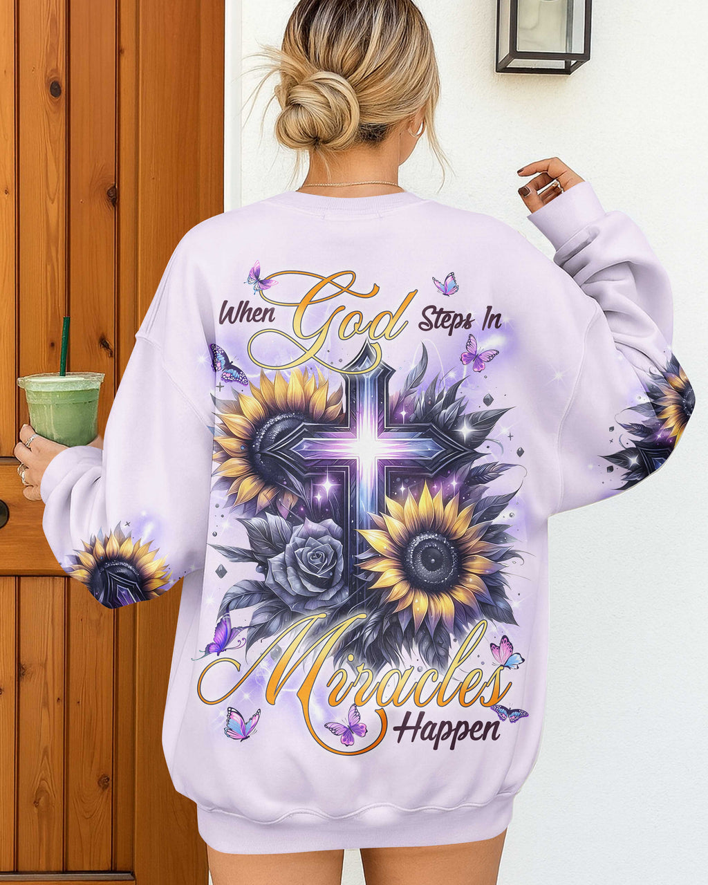 When God Steps In Miracles Happen T-Shirts