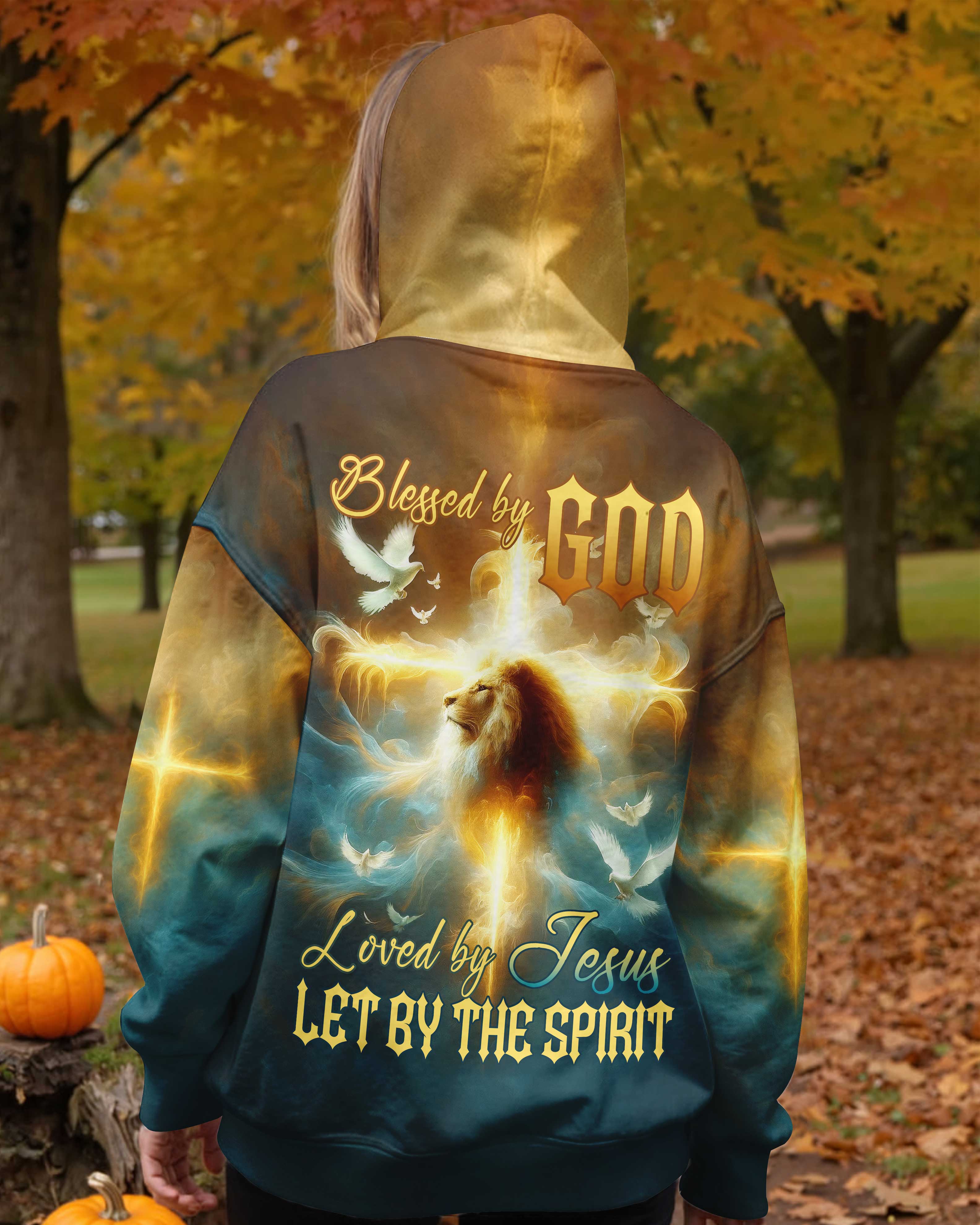Blessed By God Loved By Jesus Let By The Spirit T-Shirt