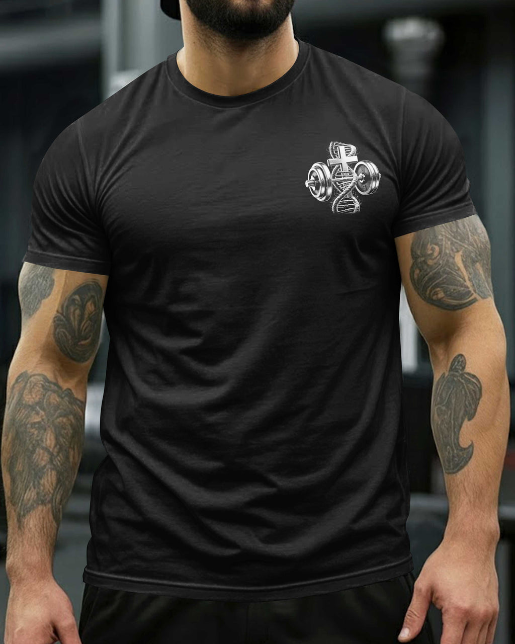Grace In My Genes Grind In My Grip All Over Print T-Shirt