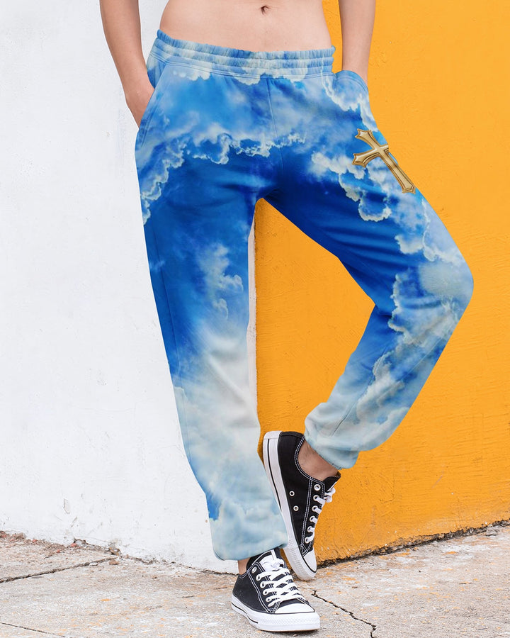 I Am The Way The Truth The Life All Over Print Jogger Pants - Christ Color