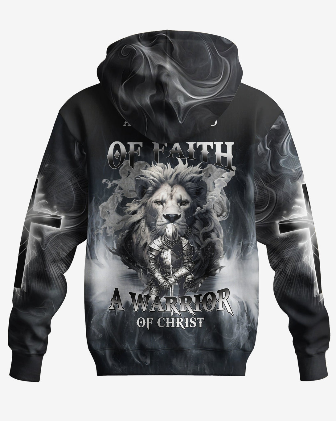 A Child Of God A Man Of Faith All Over Print Zip Hoodie - Christ Color