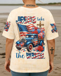 Jesus Take The Wheel All Over Print T-Shirt
