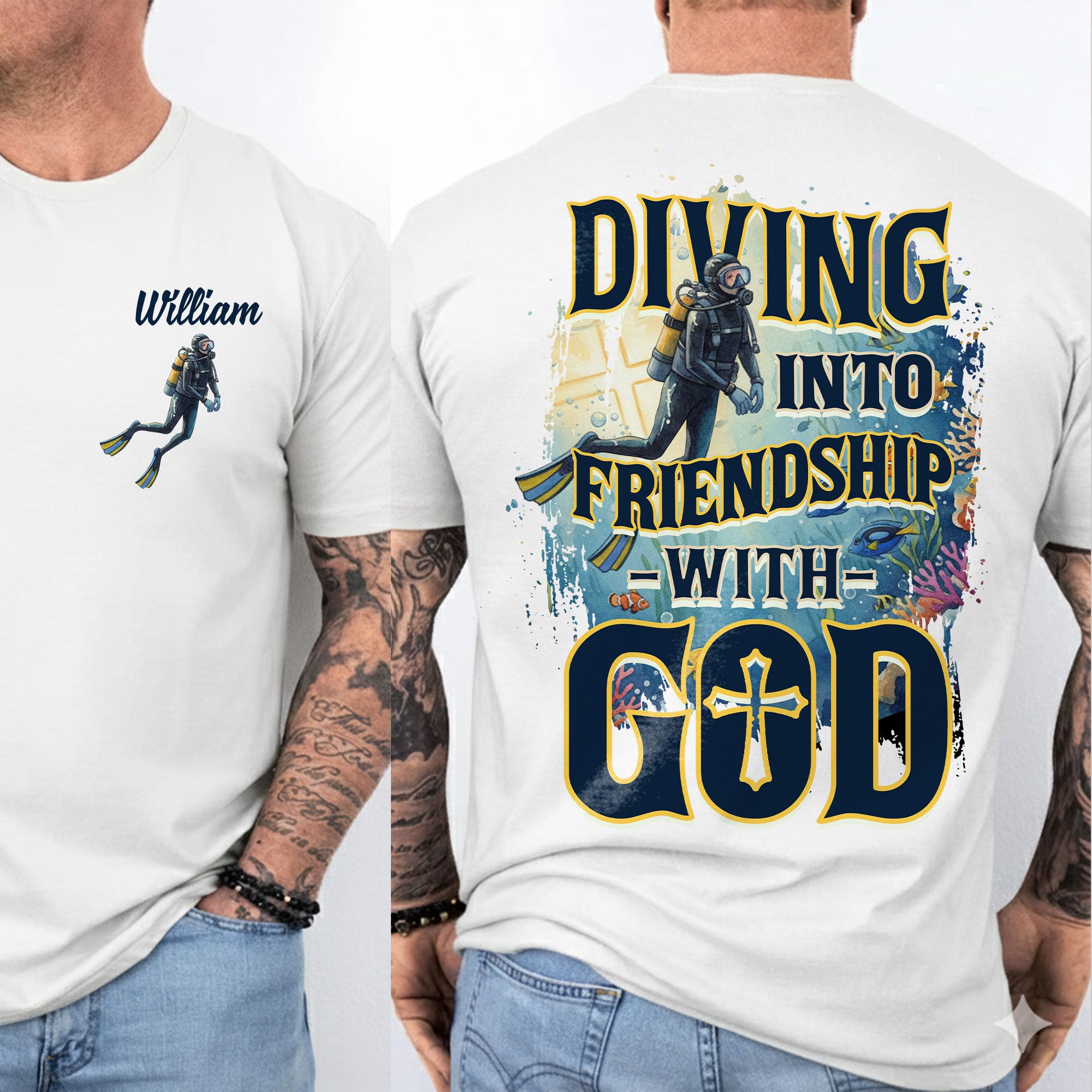 Diving Into Friendship With God T-Shirt