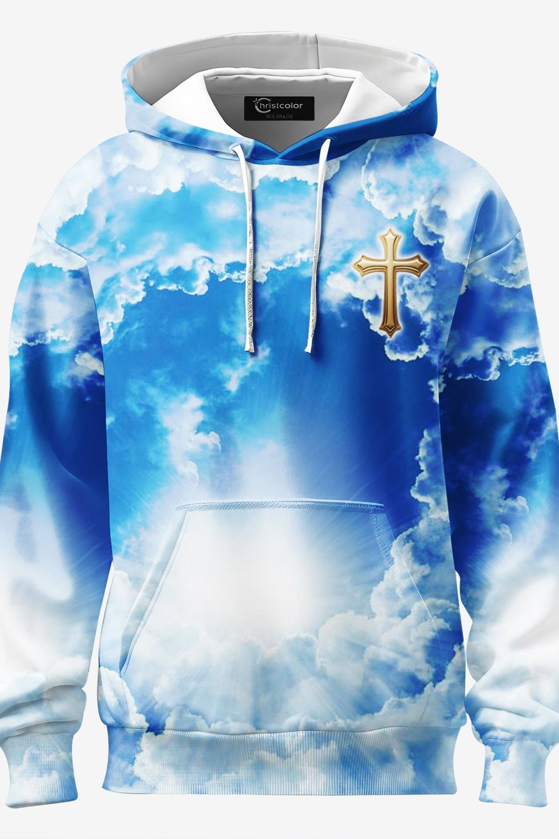 I Am The Way The Truth The Life All Over Print Hoodie - Christ Color