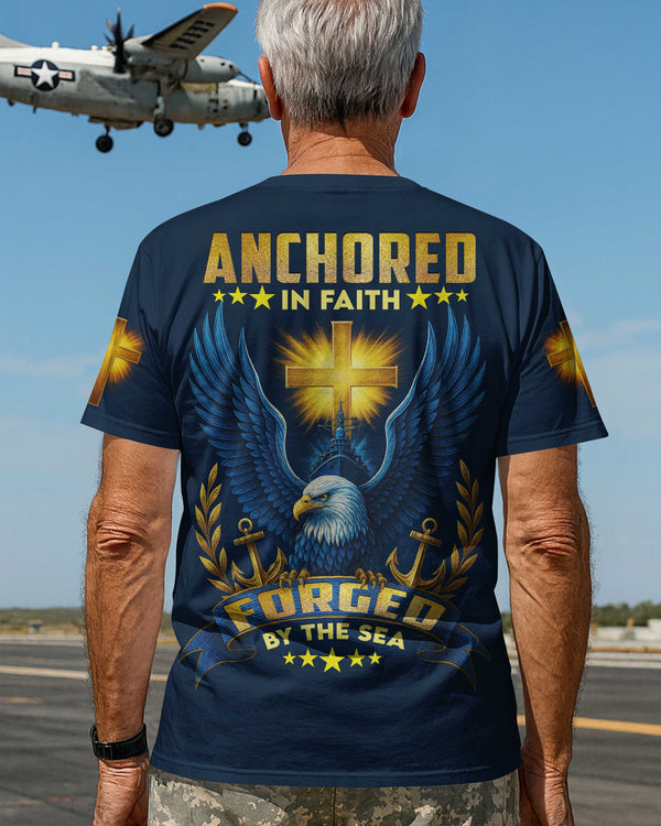 Anchored In Faith Forged By The Sea Shirt