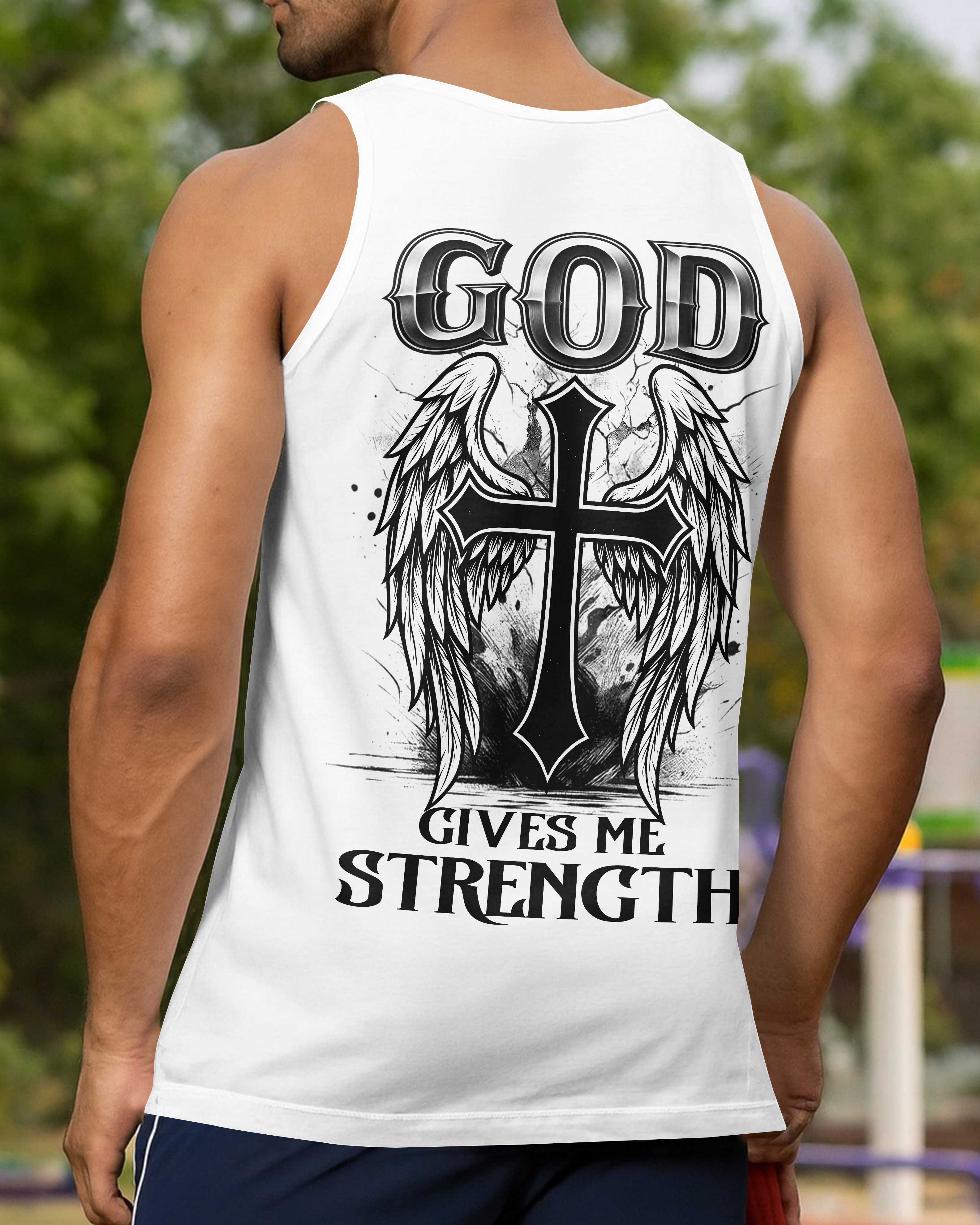 God Gives Me Strength T-Shirt