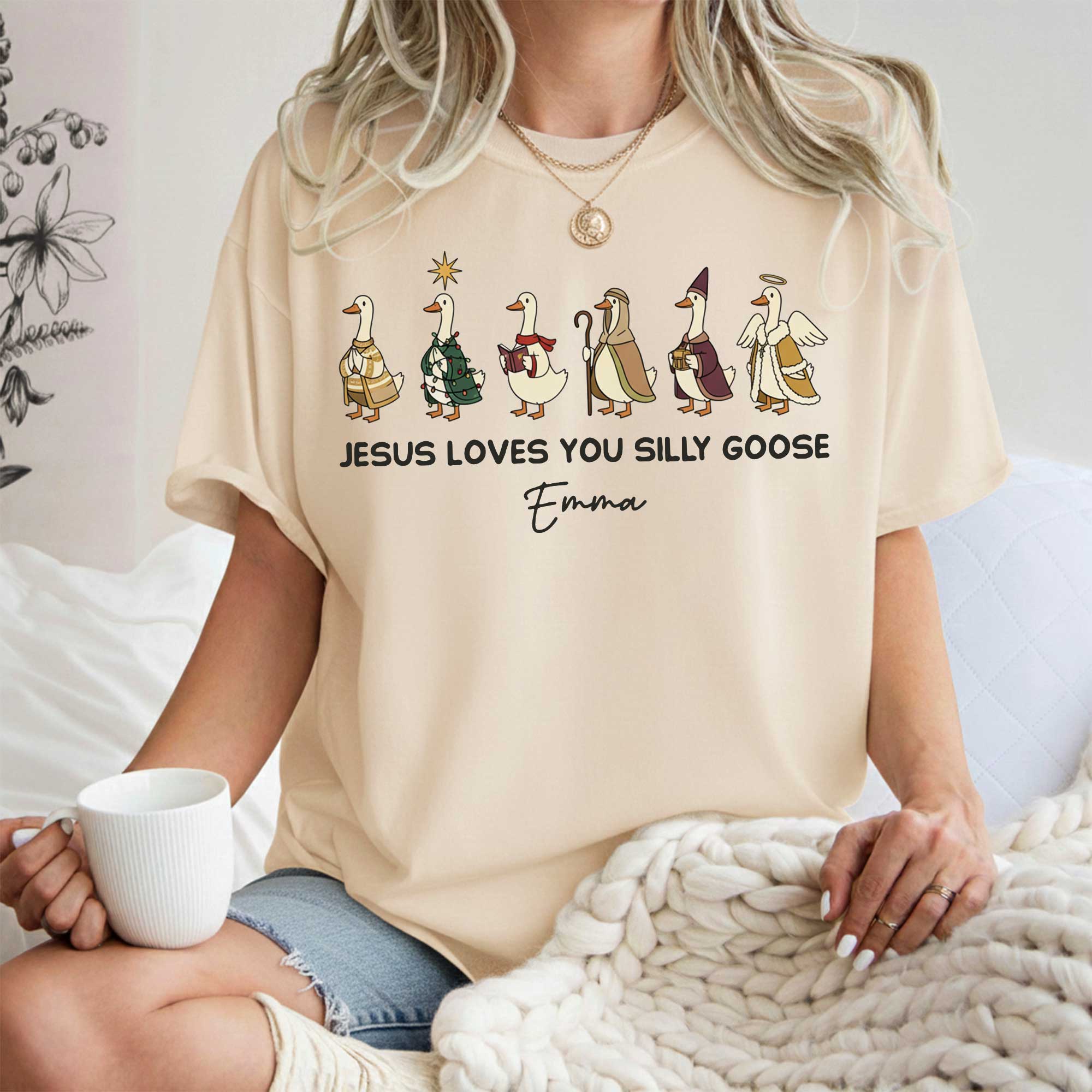 Jesus Loves You Silly Goose T-Shirt
