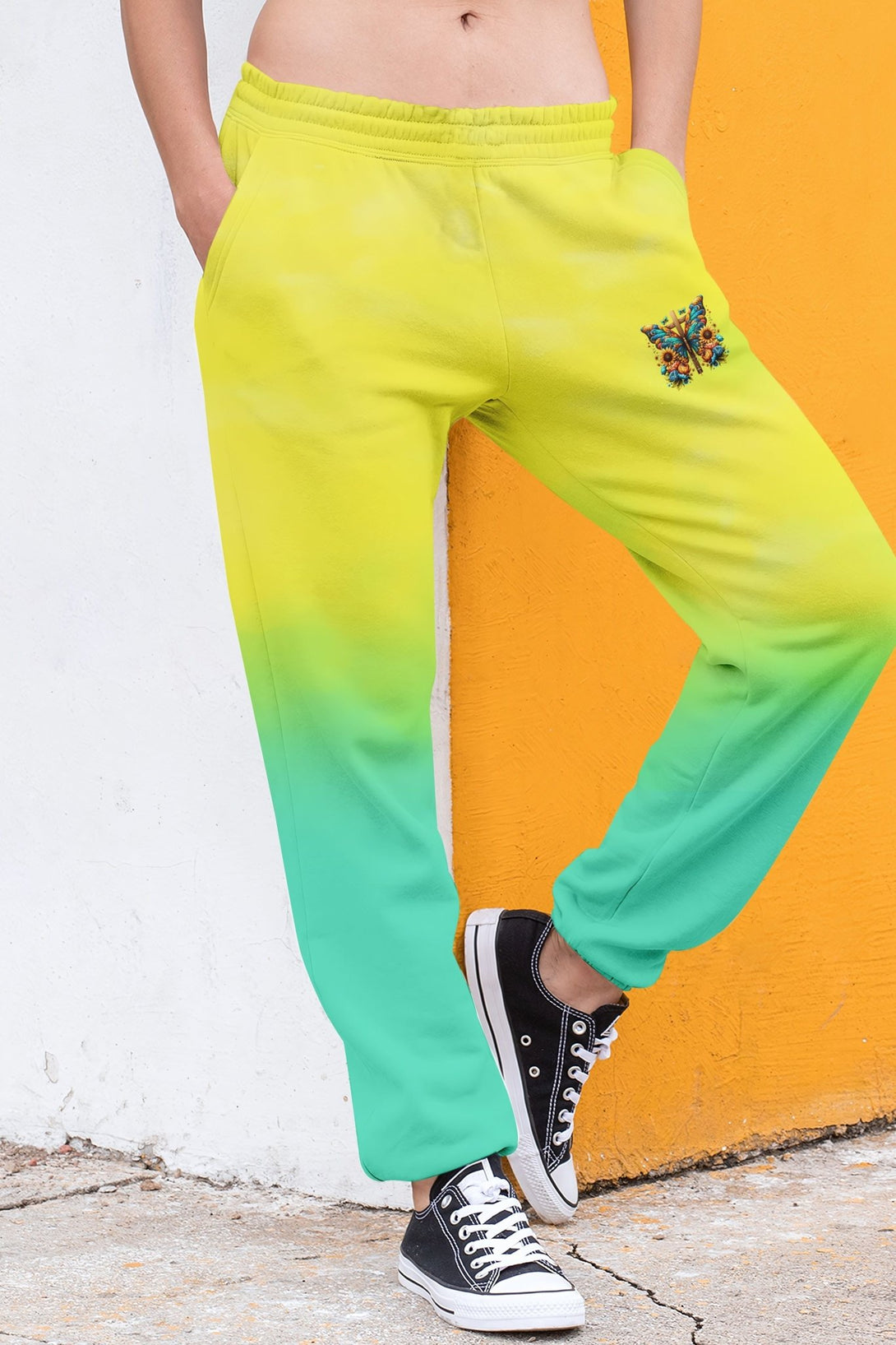 Faith Hope Love All Over Print Jogger Pants - Christ Color