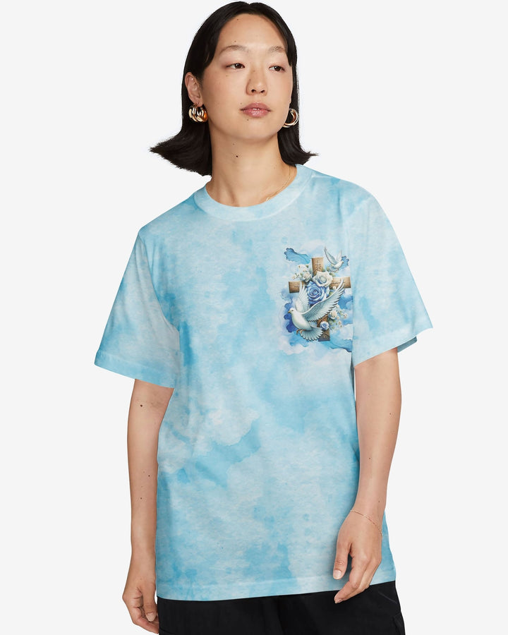 Lord Stood With Me And Gave Me Strength All Over Print T-shirt - Christ Color