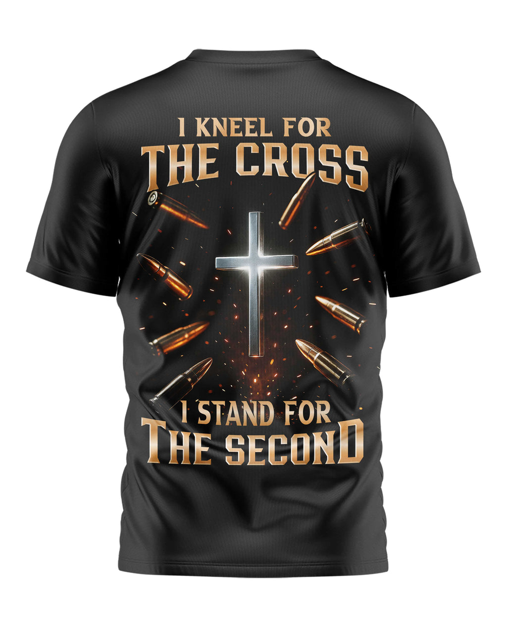 I Kneel For The Cross I Stand For The Second T-Shirt
