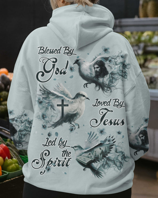 Blessed By God Loved By Jesus Led By The Spirit Shirt