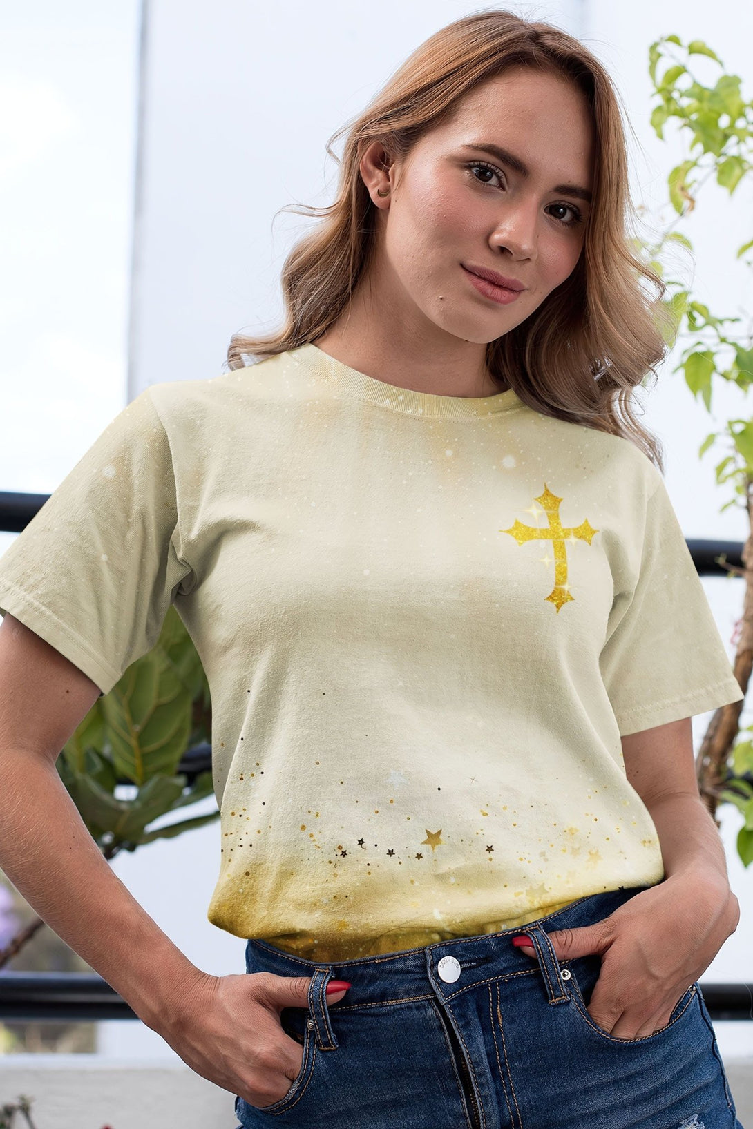 From Suffering To Glory All Over Print T-shirt - Christ Color