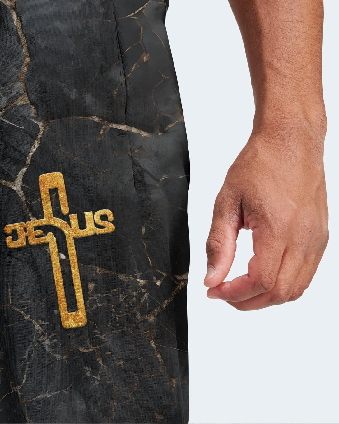 Death Could Not Hold Him All Over Print Jogger Pants - Christ Color