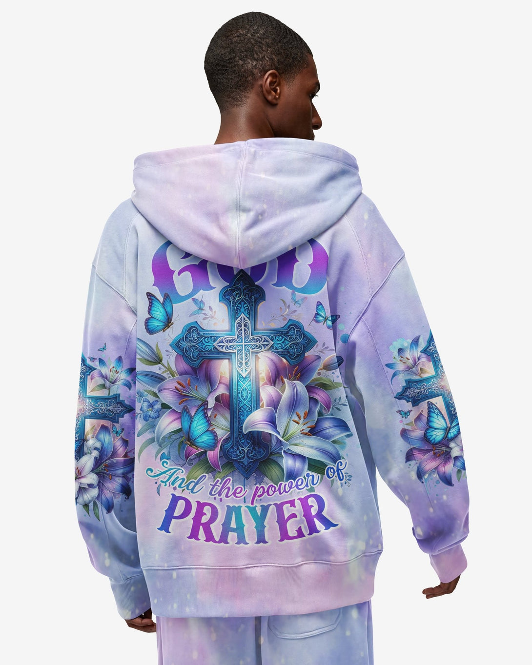 In God And The Power Of Prayer All Over Print Zip Hoodie - Christ Color