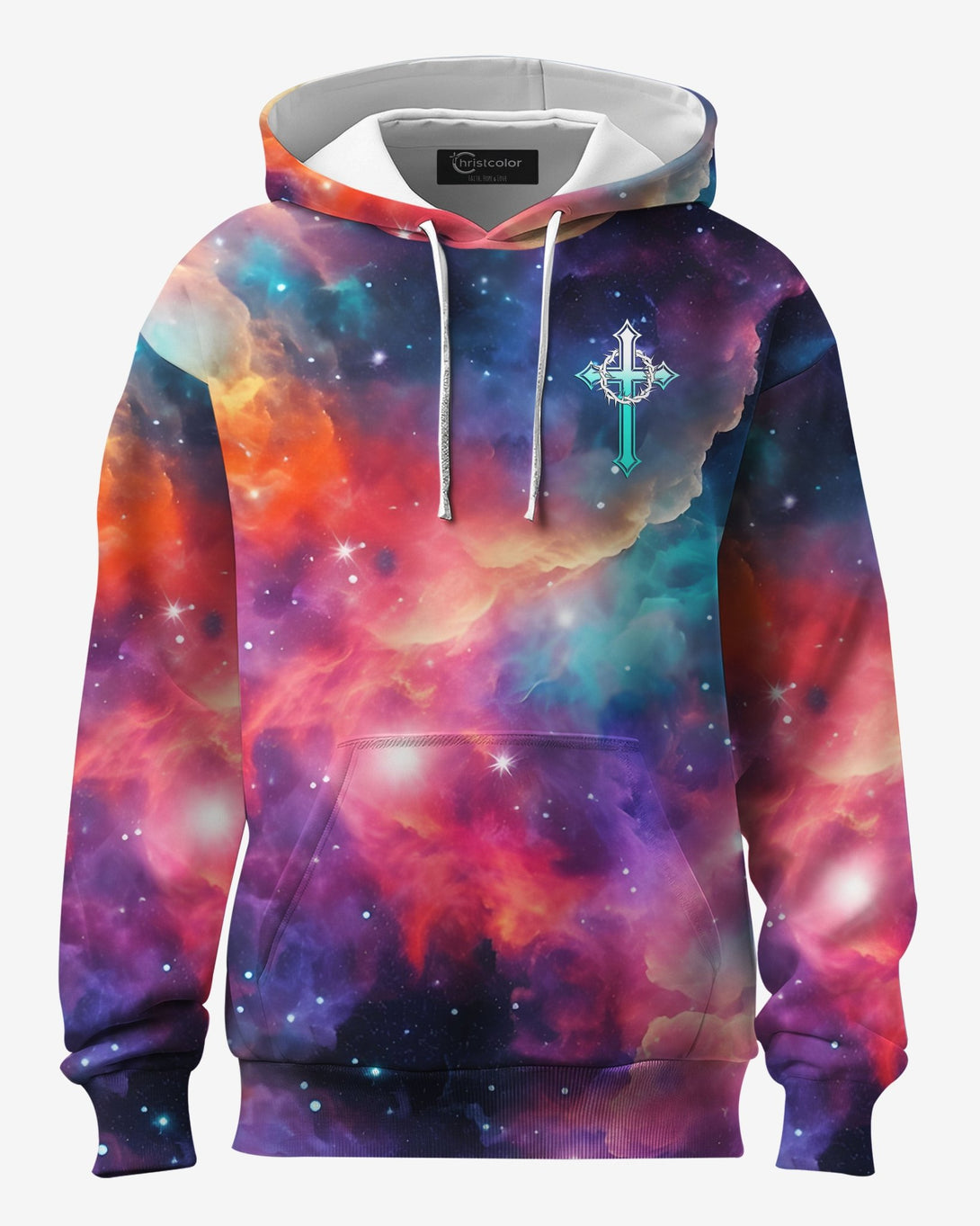 They Will Soar On Wings Like Eagles All Over Print Hoodie - Christ Color