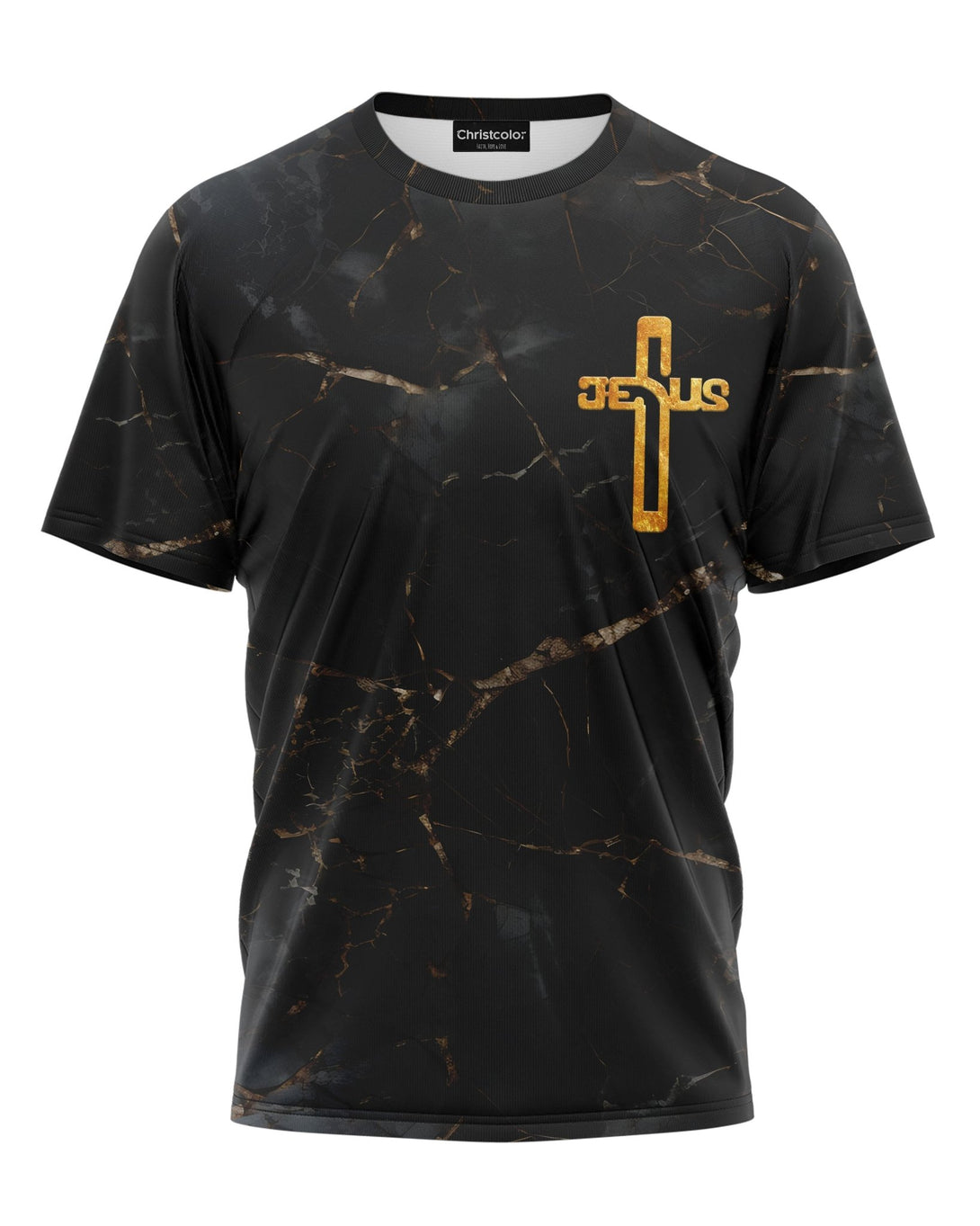 Death Could Not Hold Him All Over Print T-shirt - Christ Color