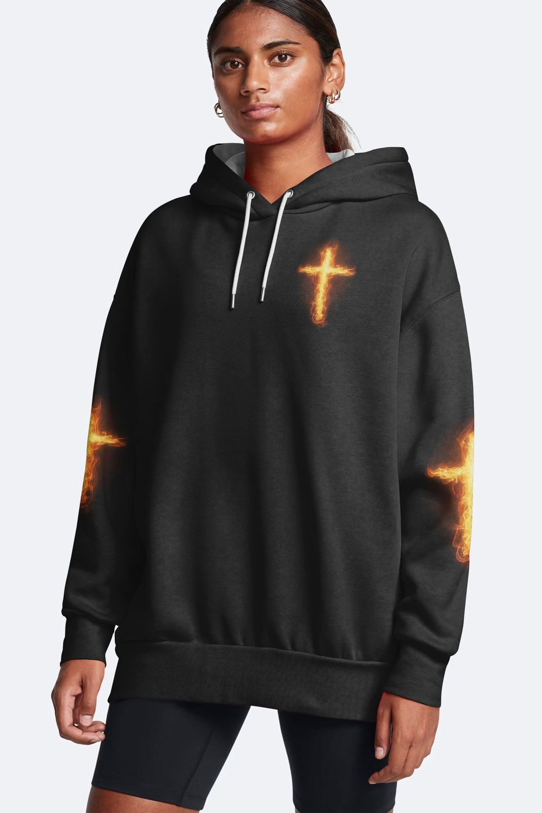 There's No Greater Love Than This All Over Print Hoodie - Christ Color