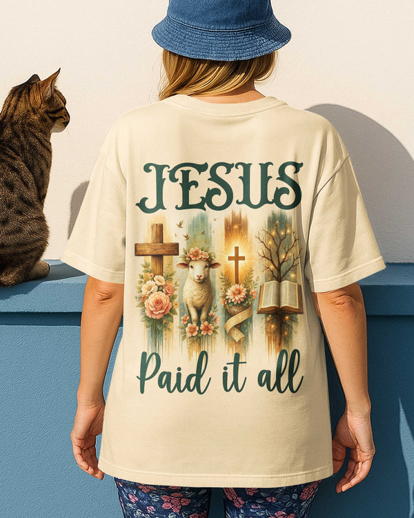 Jesus Paid It All All Over Print T-Shirt