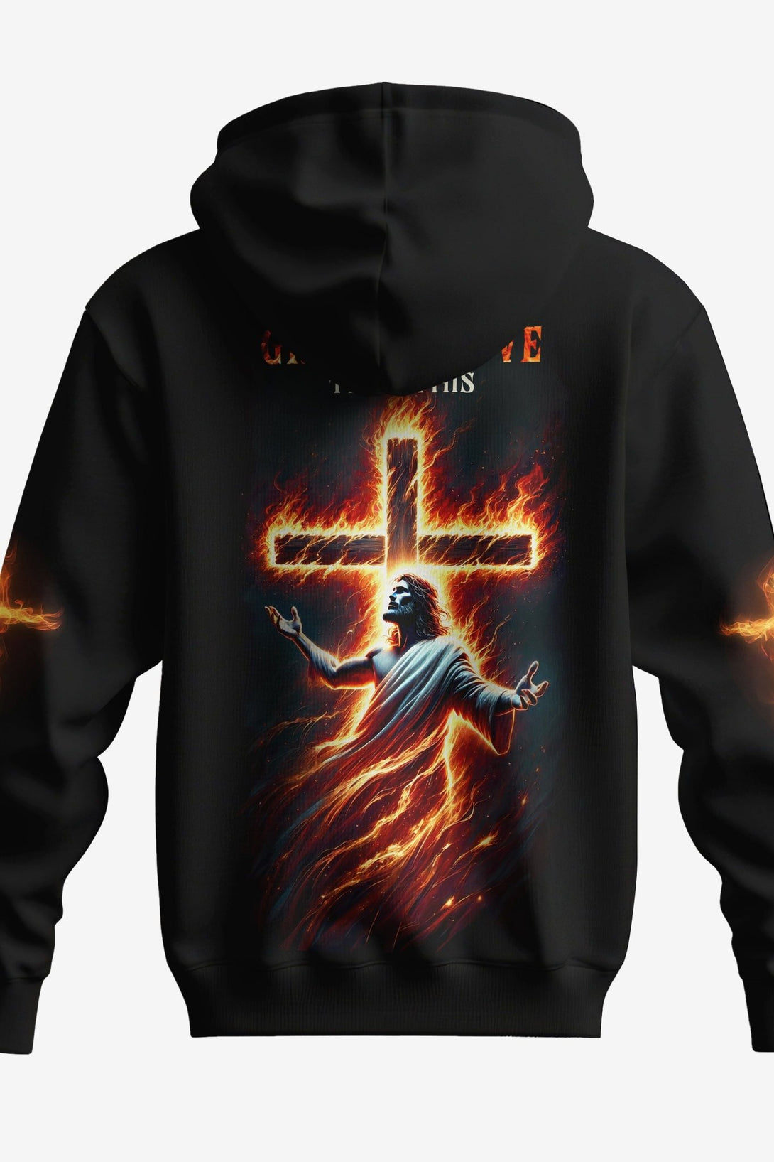 There's No Greater Love Than This All Over Print Zip Hoodie - Christ Color