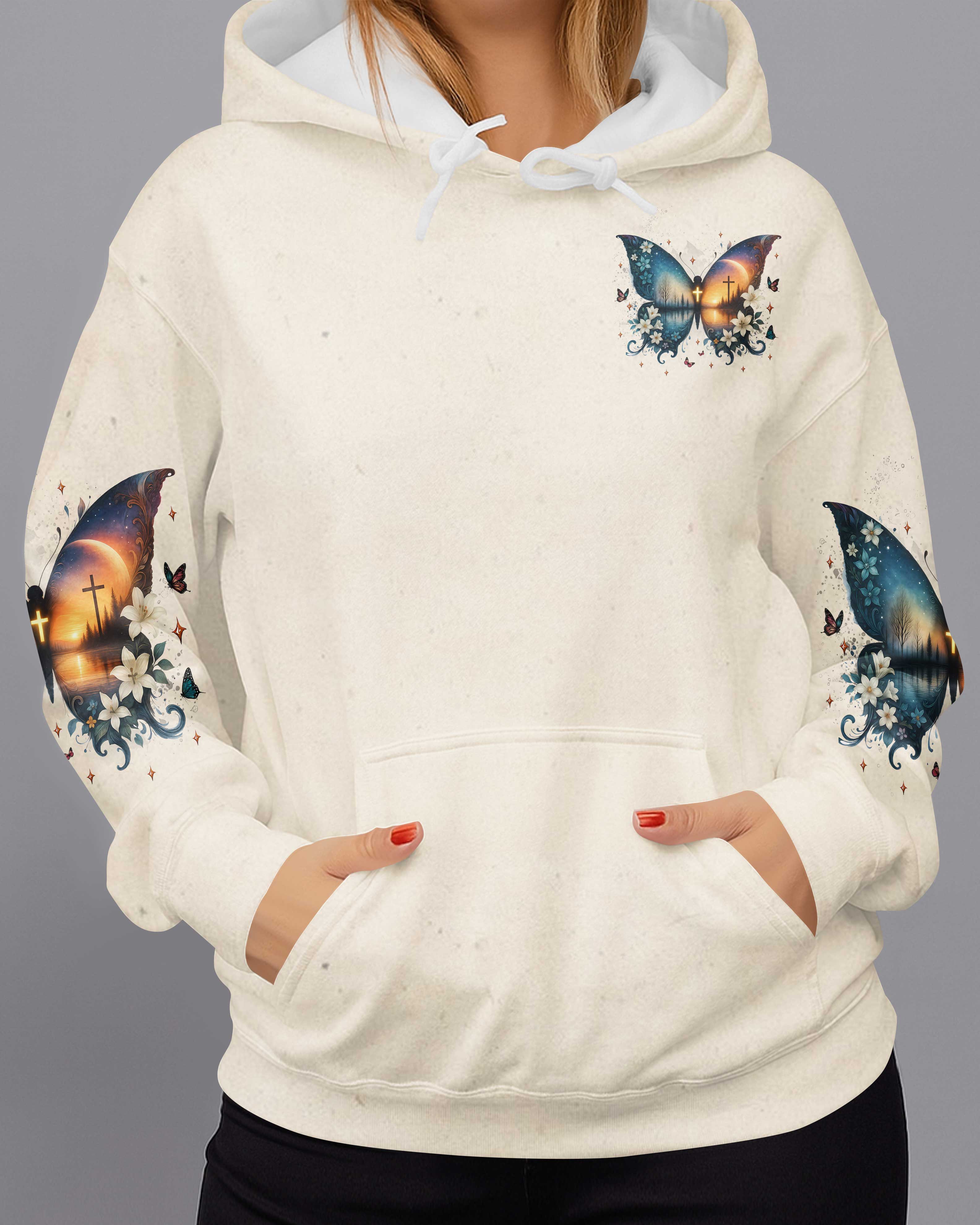 Blessed By God Loved By Jesus Led By The Spirit Hoodie