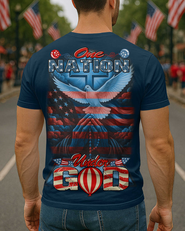 One Nation Under God All Over Print T-Shirt
