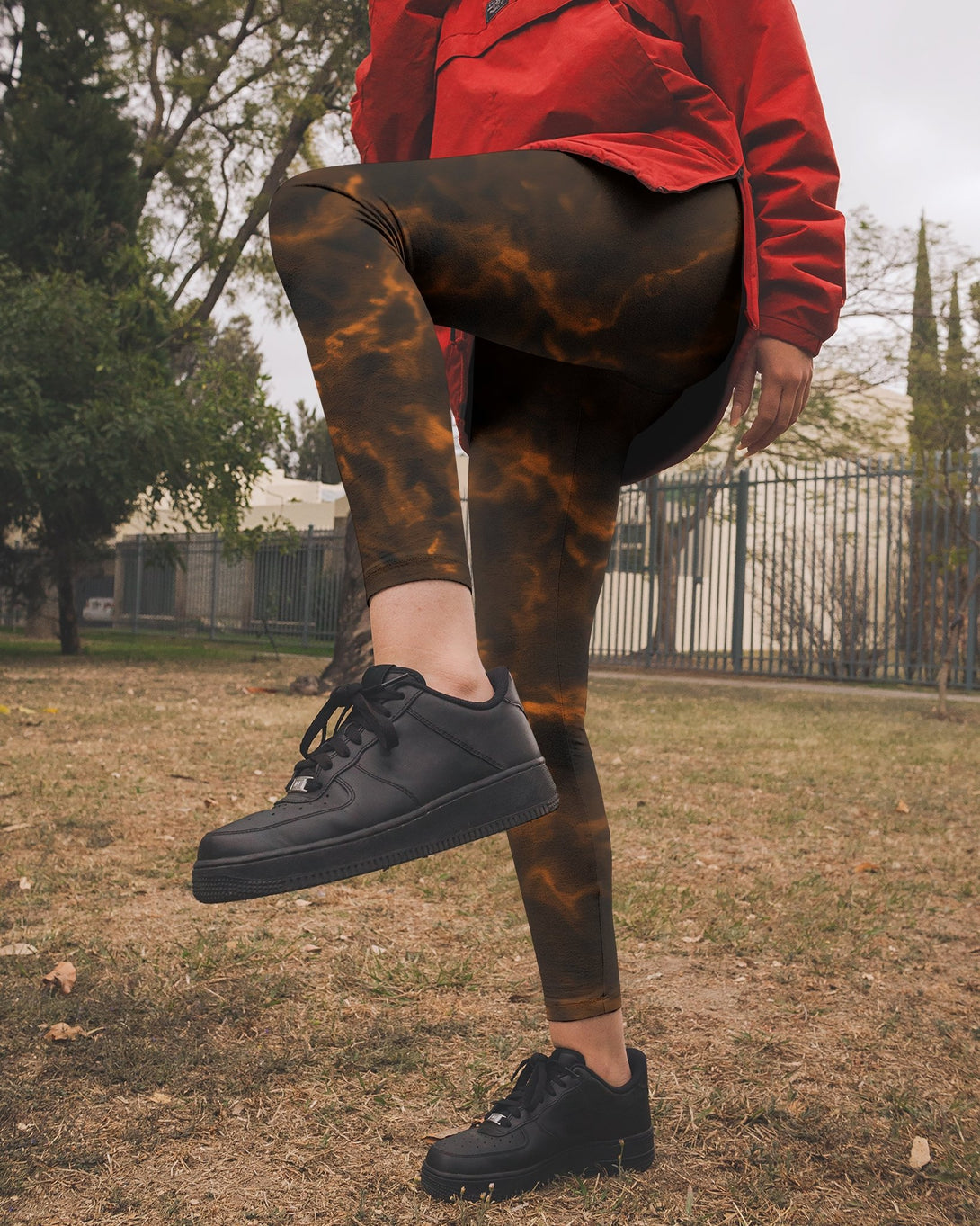 A Child Of God A Man Of Faith A Warrior Of Christ All Over Print Leggings - Christ Color