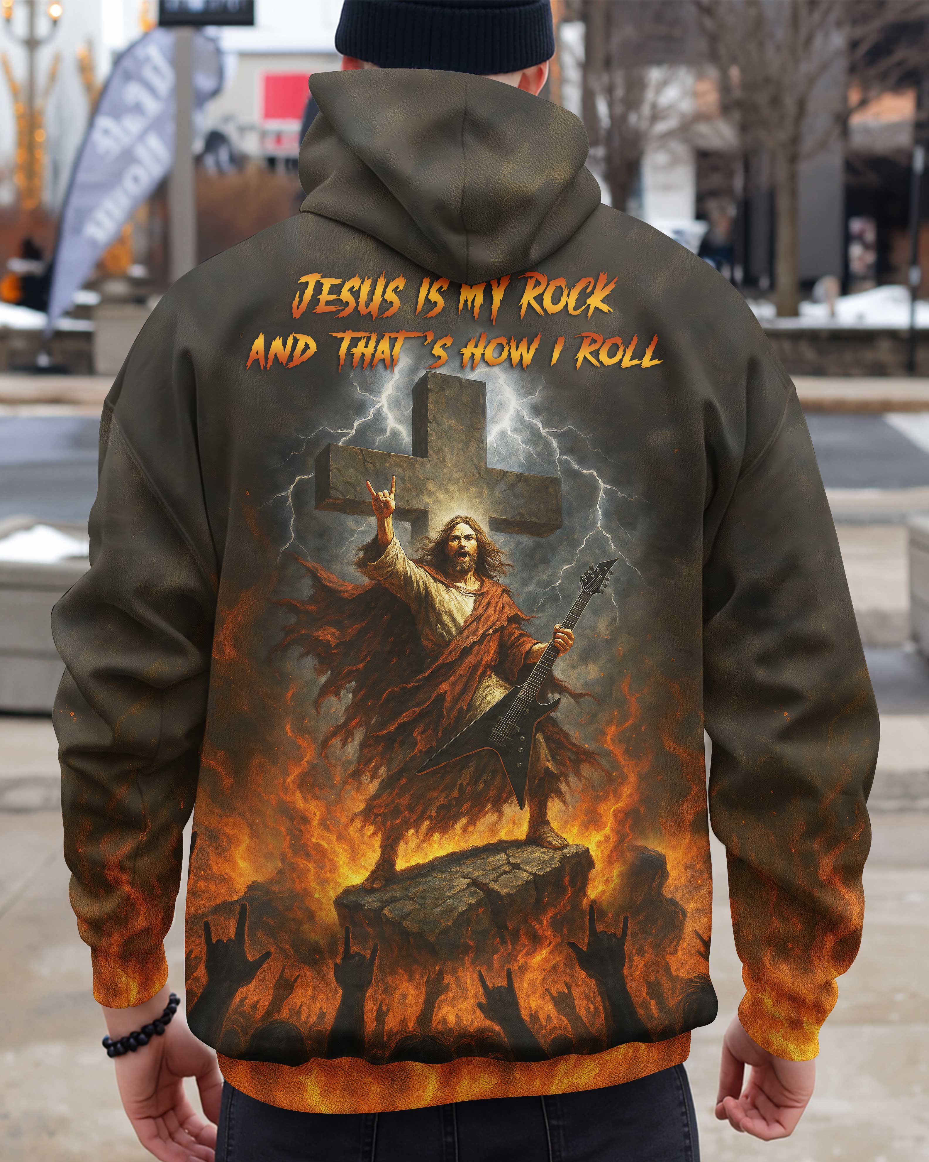Jesus Is My Rock And That's How I Roll T-Shirt