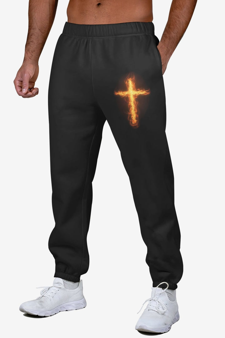 There's No Greater Love Than This All Over Print Jogger Pants - Christ Color