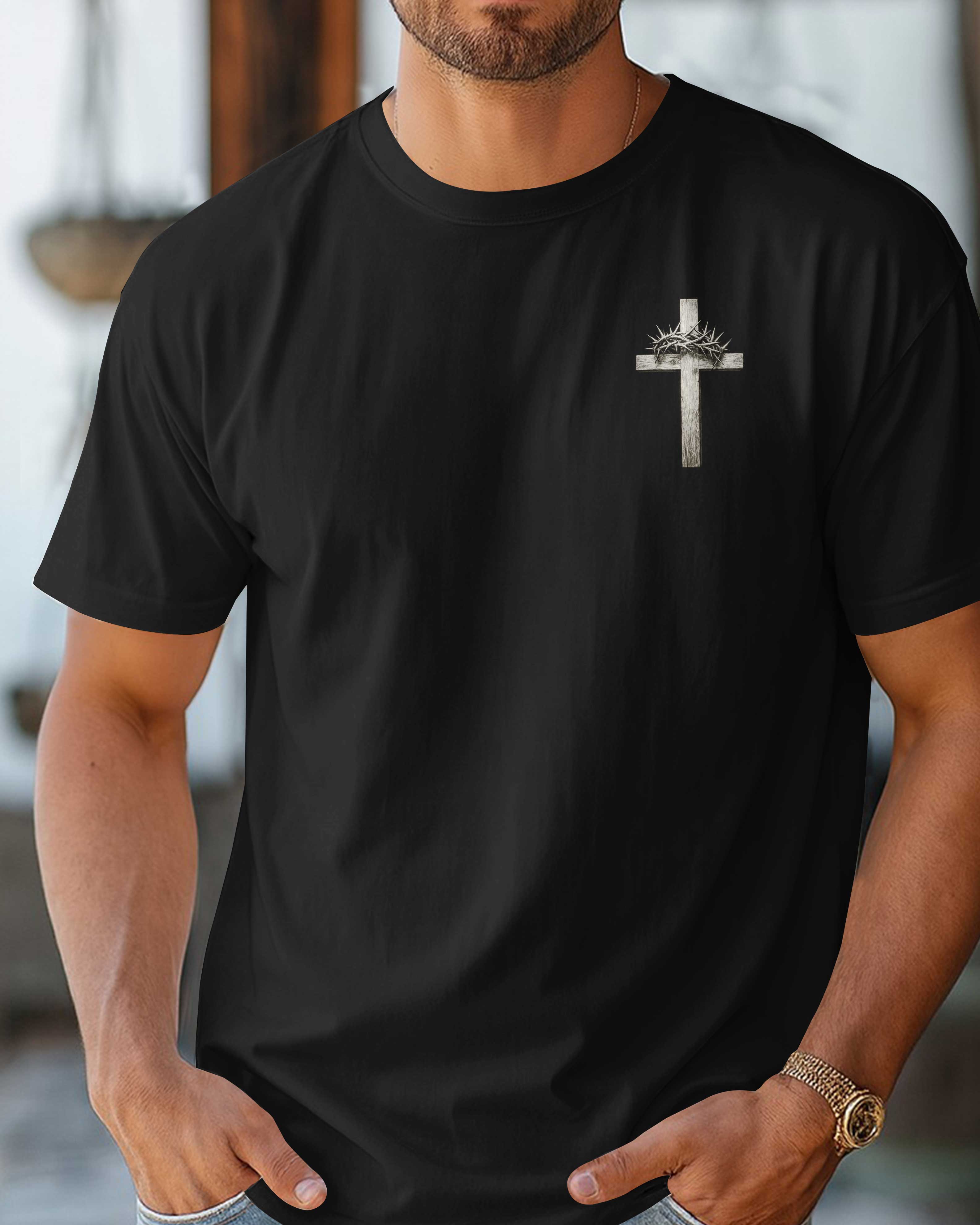 I Only Kneel For One Man And He Died On The Cross T-Shirt