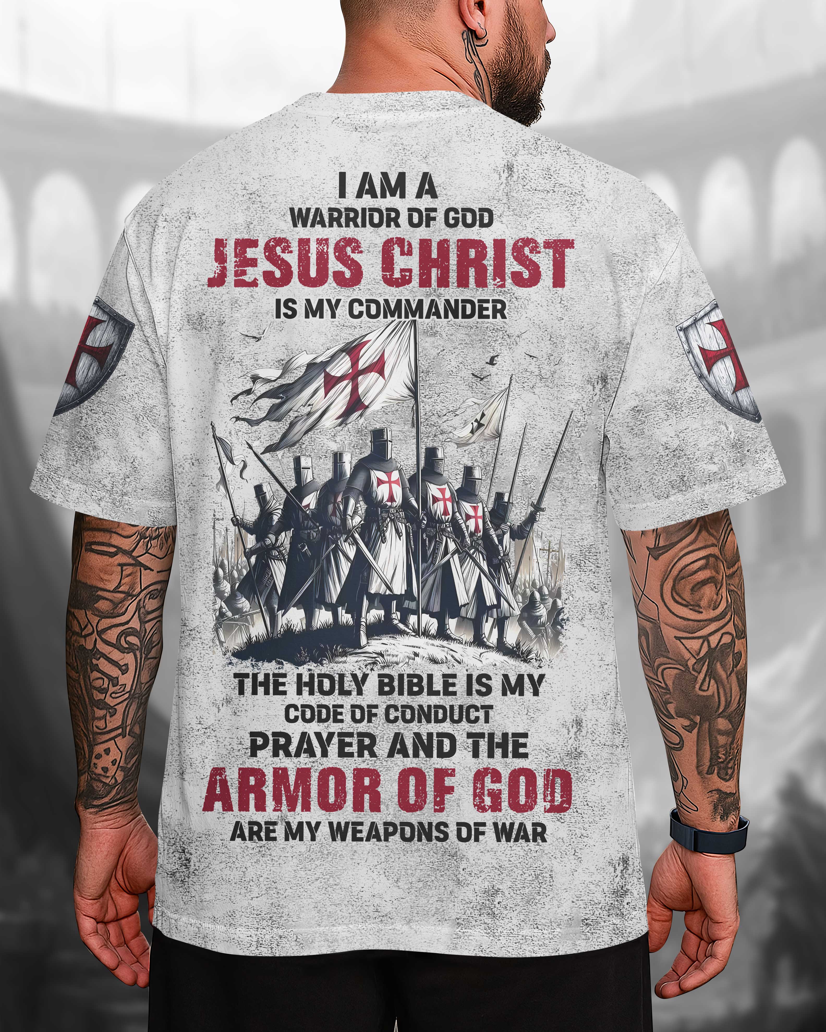 I Am A Warrior Of God Jesus Christ Is My Commander T-Shirt