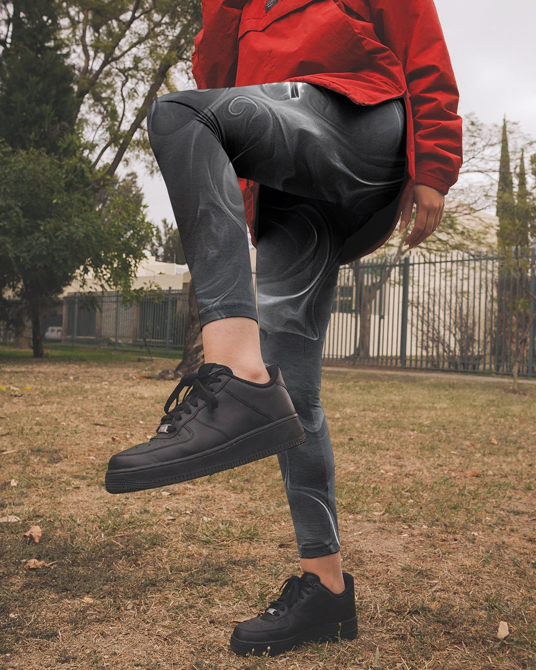 A Child Of God A Man Of Faith All Over Print Leggings - Christ Color