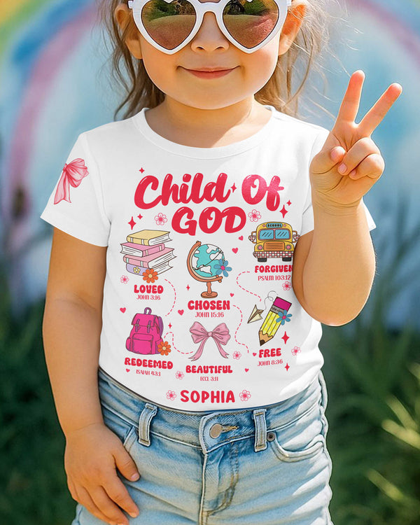 Child Of God T-Shirt Kid For Back To School