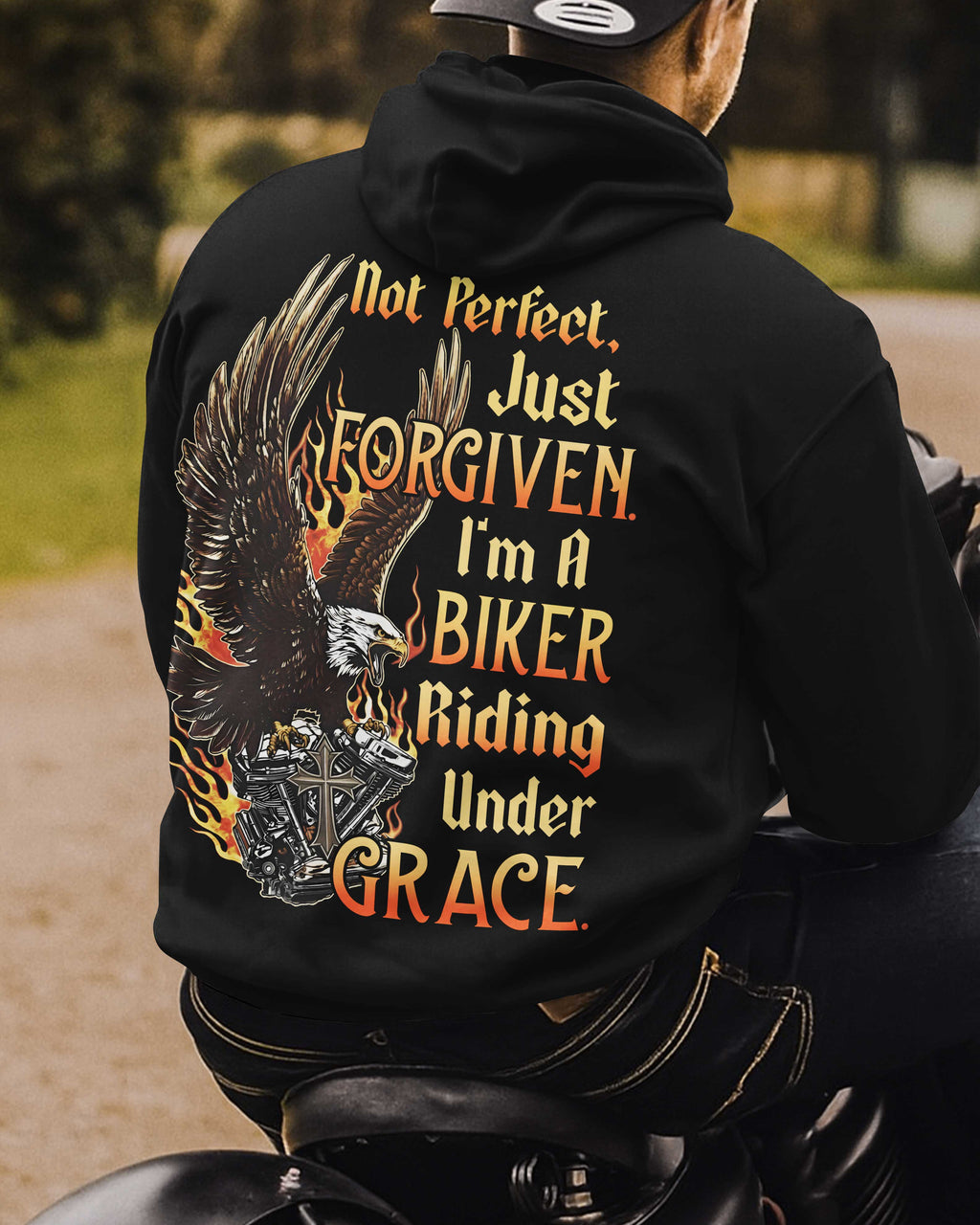 Not Perfect Just Forgiven Zip Hoodie