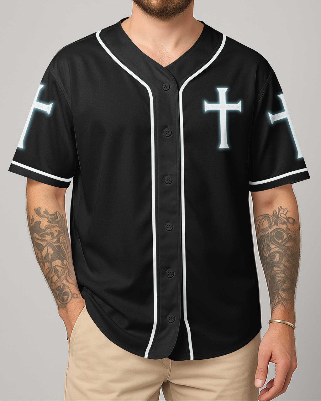 He Brought Me Out Of Darkness All Over Print Jersey
