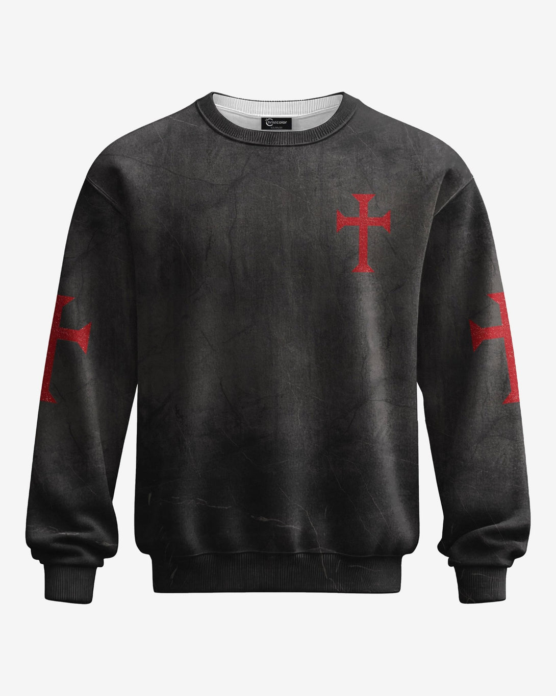 Let Your Faith Be Bigger Than Your Fear All Over Print Sweater - Christ Color