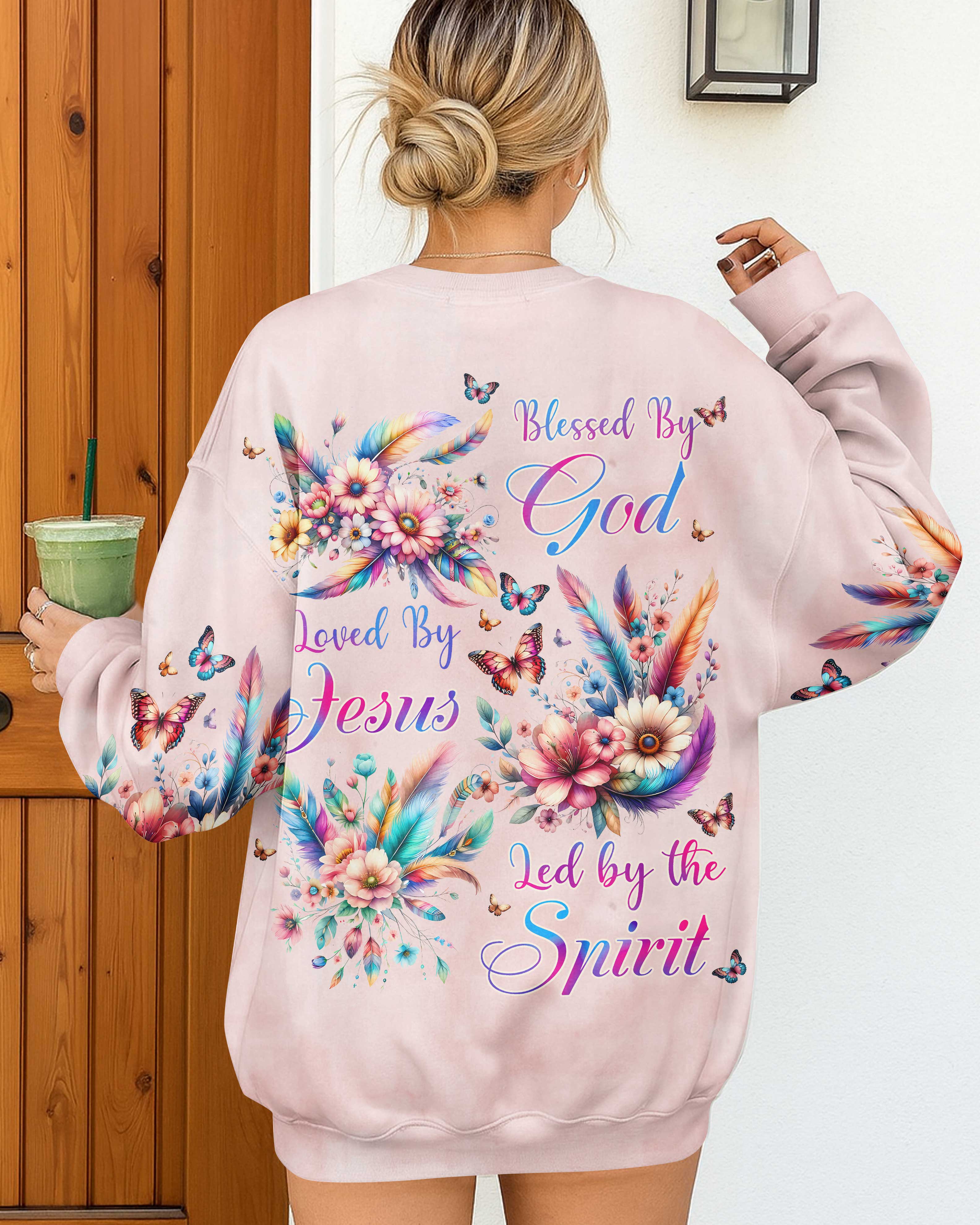Blessed By God Loved By Jesus Led by the Spirit T-Shirts