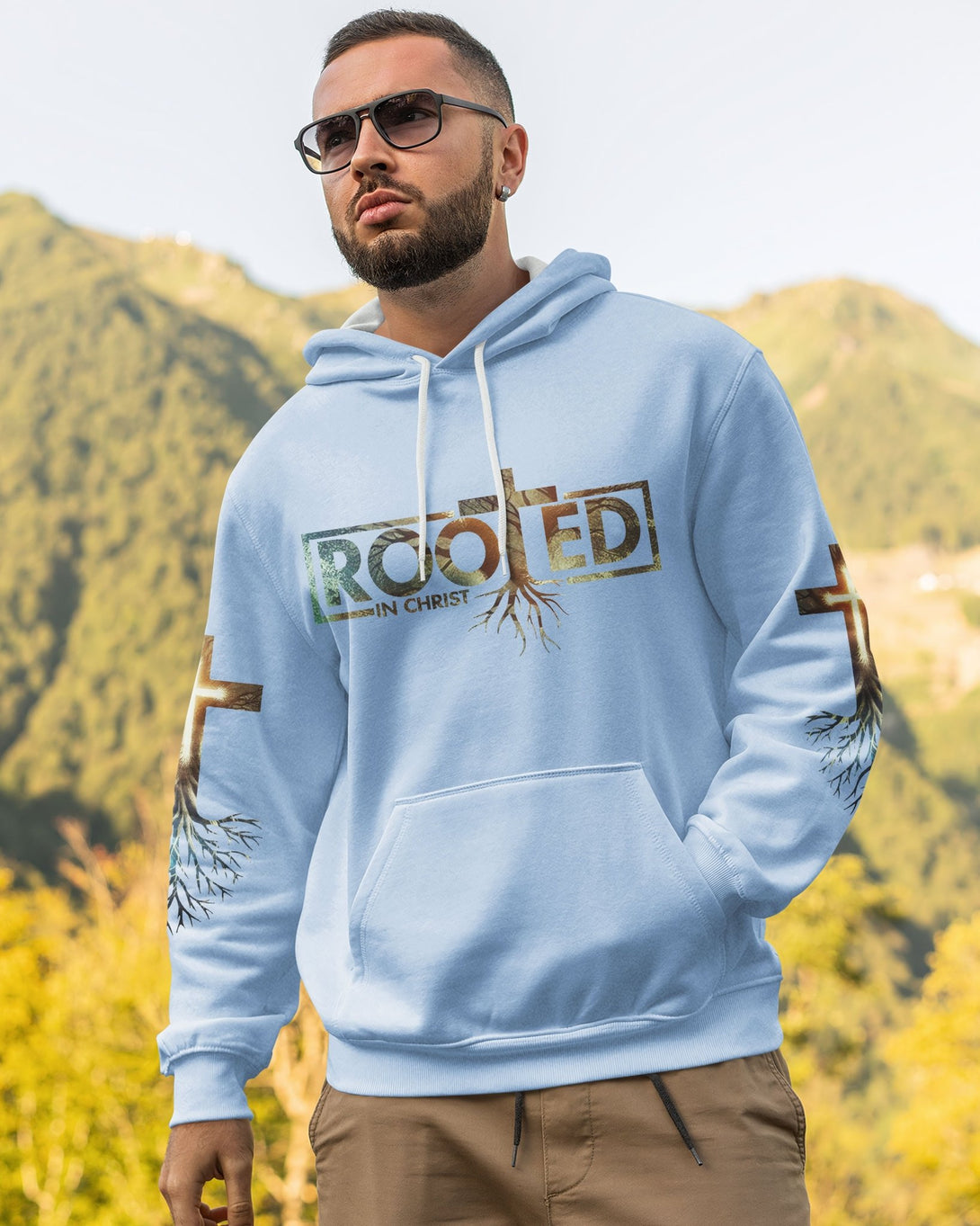 Woman Of Faith Rooted In Christ All Over Print Hoodie - Christ Color