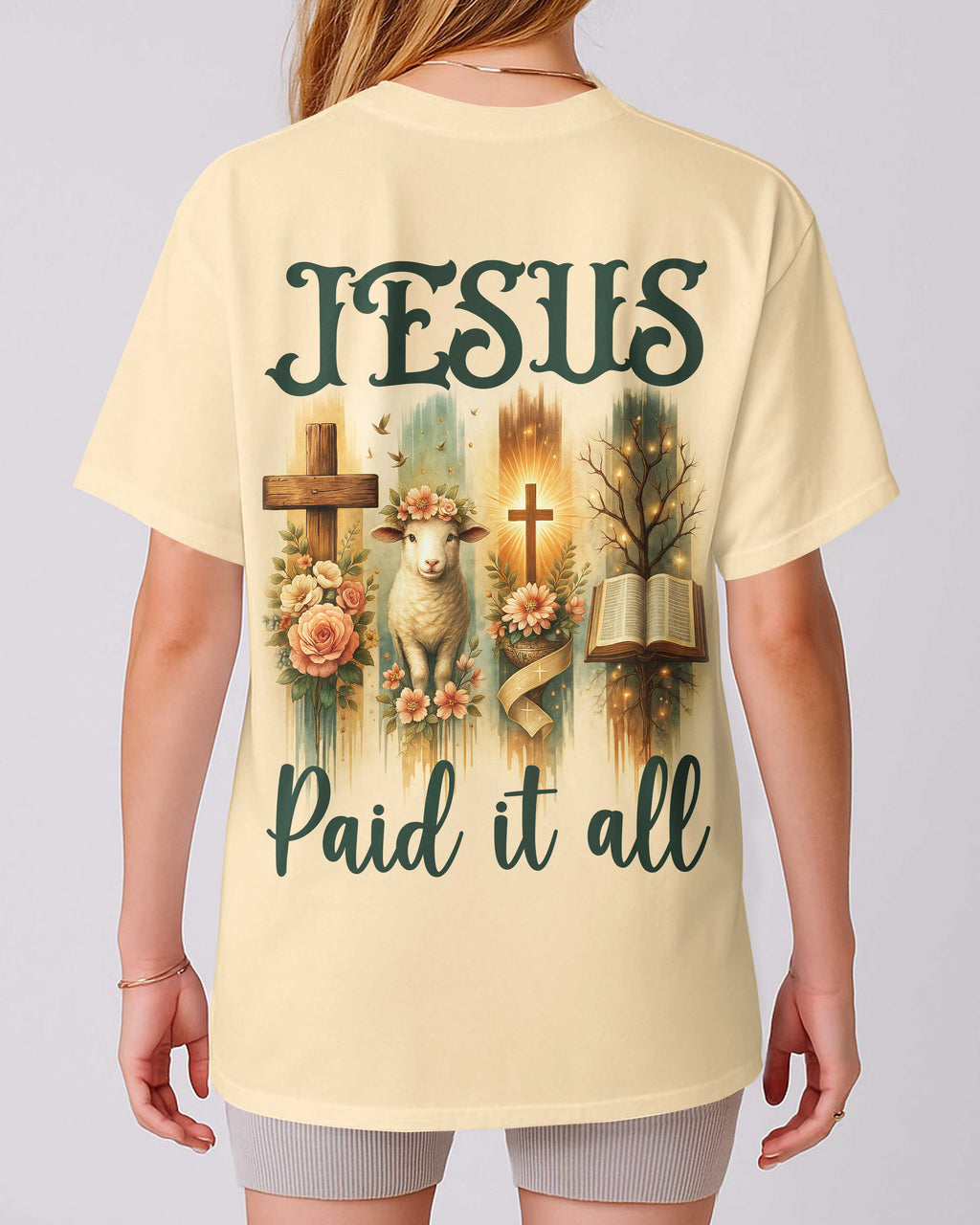 Jesus Paid It All All Over Print T-Shirt