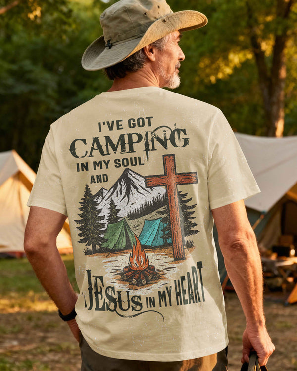 I've Got Camping In My Soul And Jesus In My Heart T-Shirt