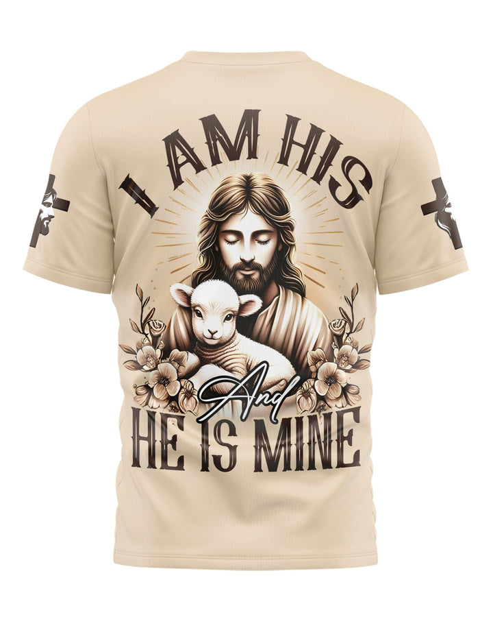 I Am His And He Is Mine All Over Print T-shirt - Christ Color