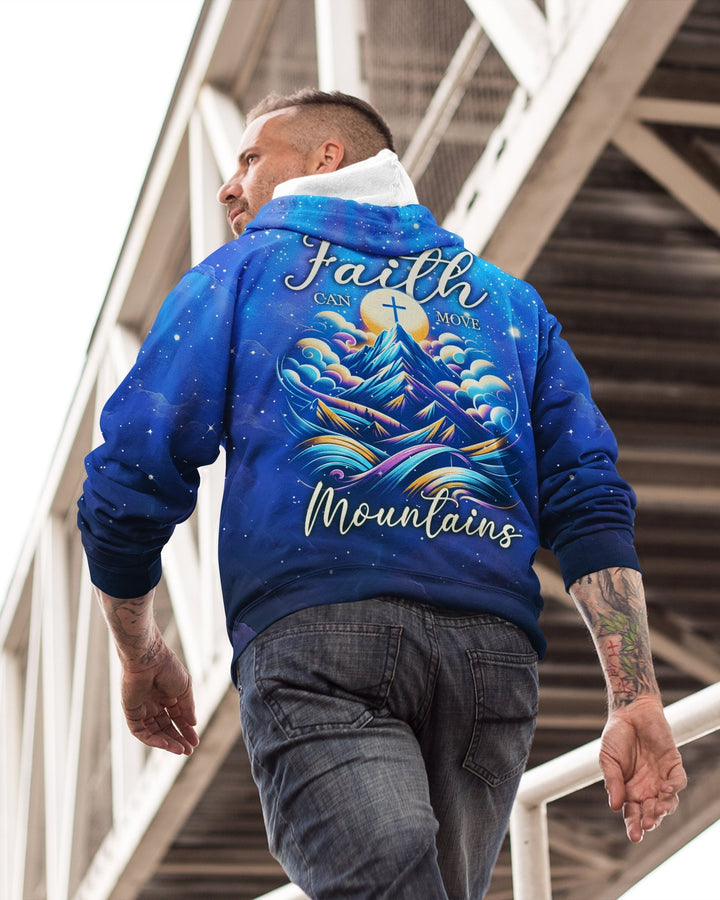 Faith Can Move Mountains All Over Print Zip Hoodie - Christ Color