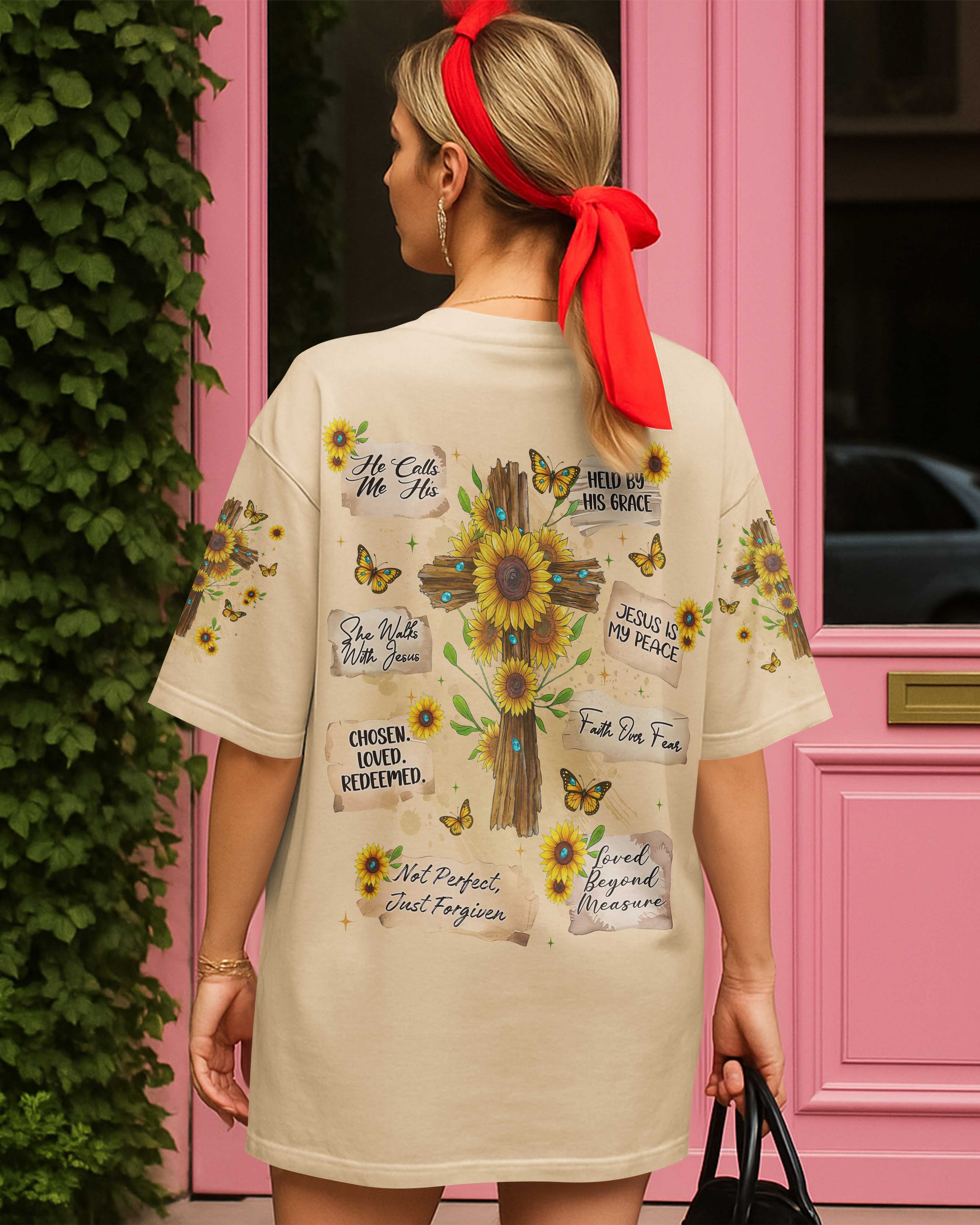 He Calls Me His She Walks With Jesus T-Shirt