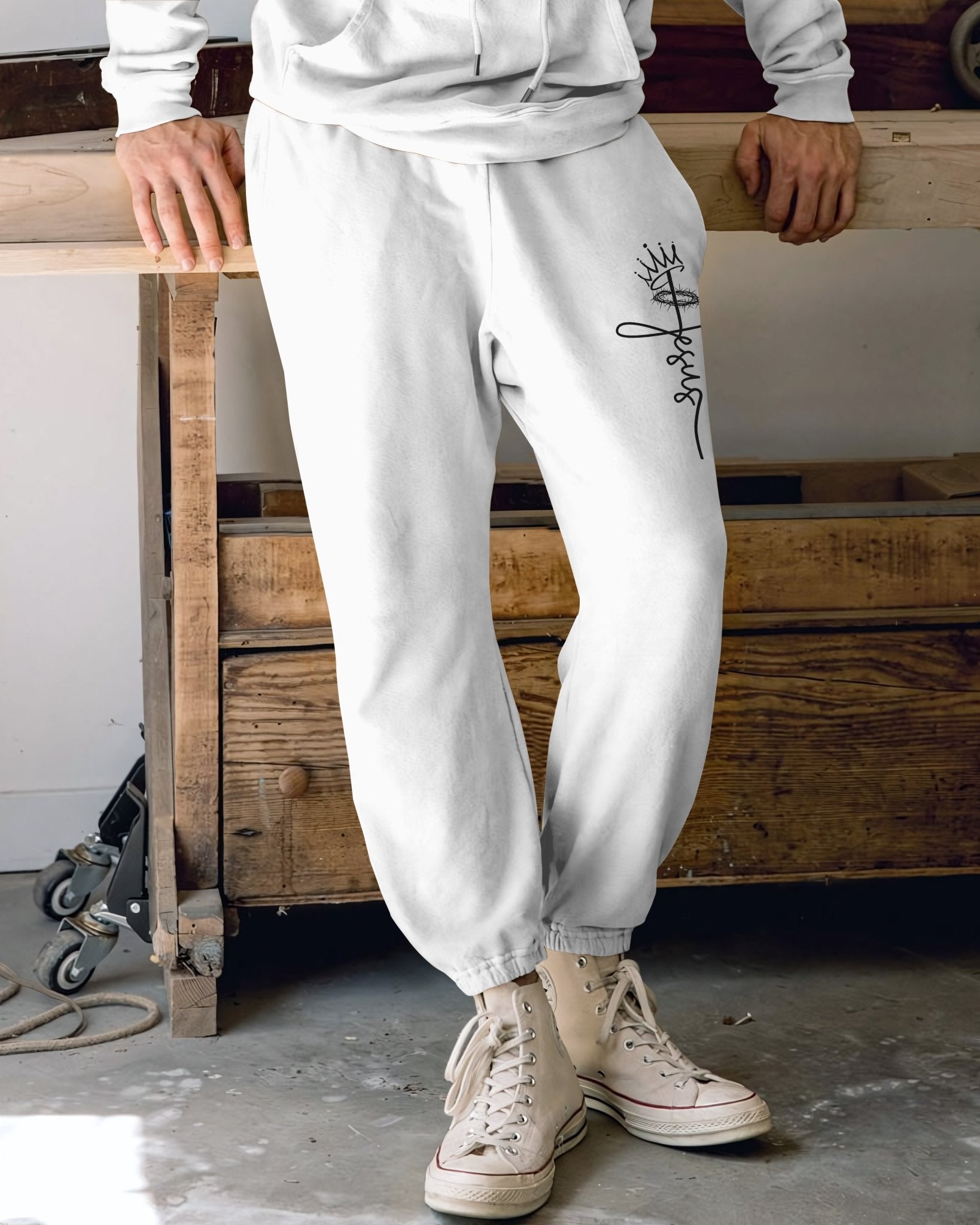Lion Of Judah Lamb Of God All Over Print Jogger Pants - Christ Color