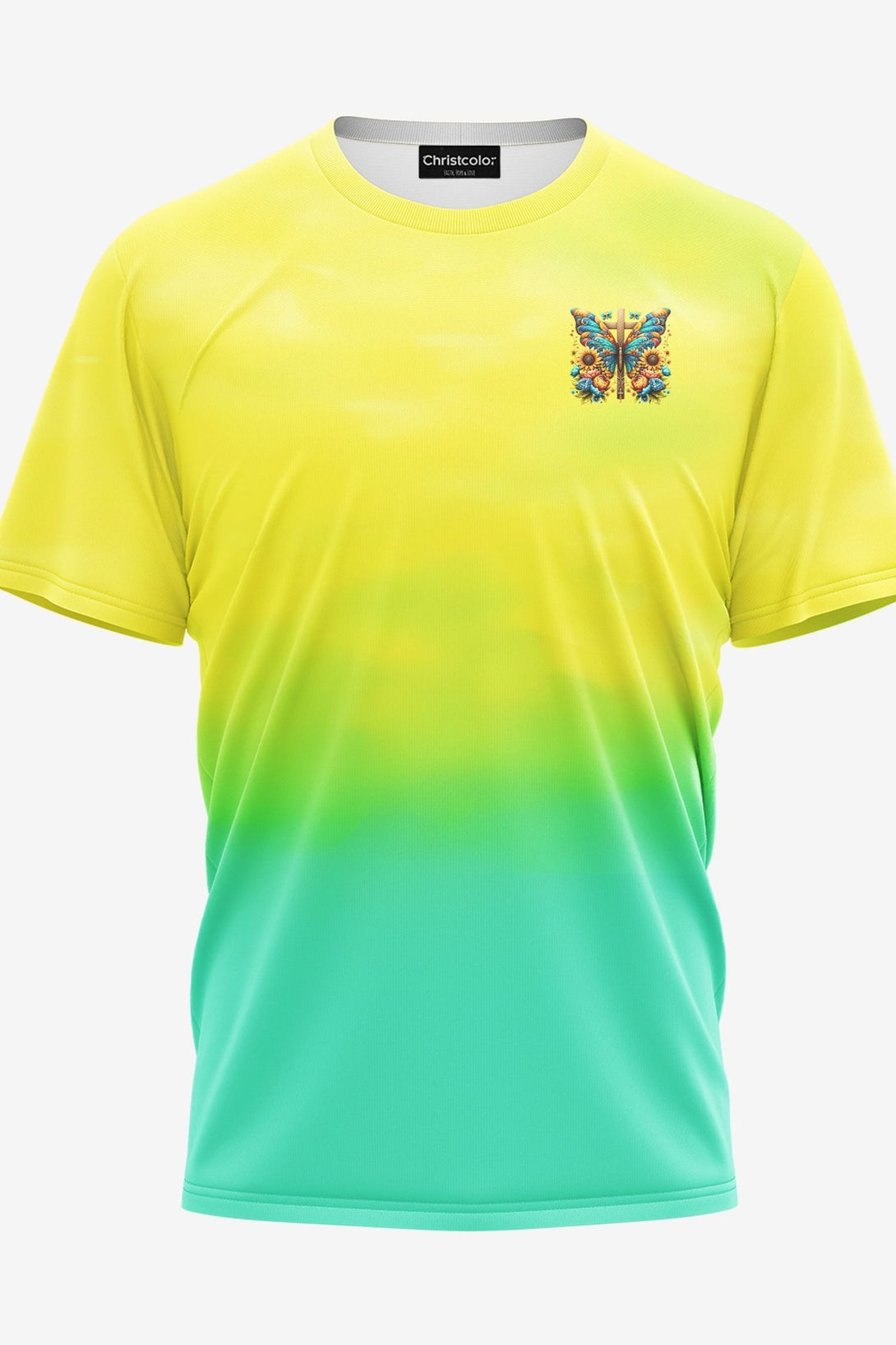 Faith Hope Love All Over Print T-shirt - Christ Color