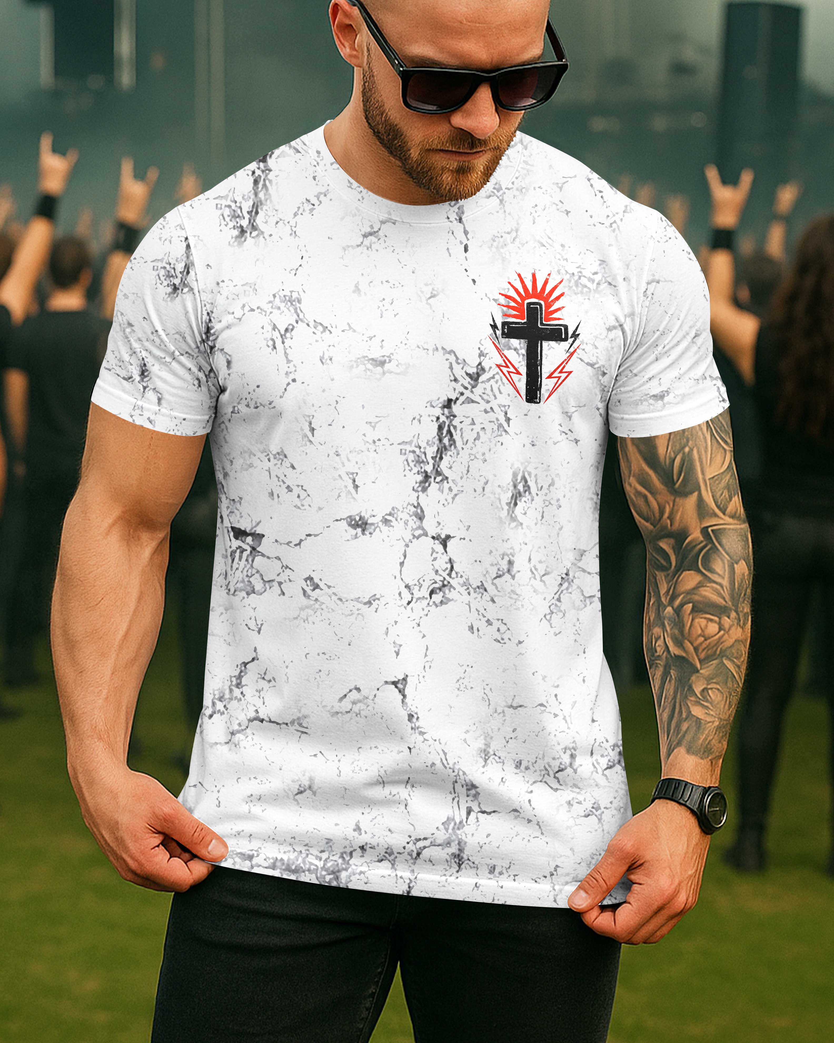 Jesus Is A Punk Rocker T-Shirt