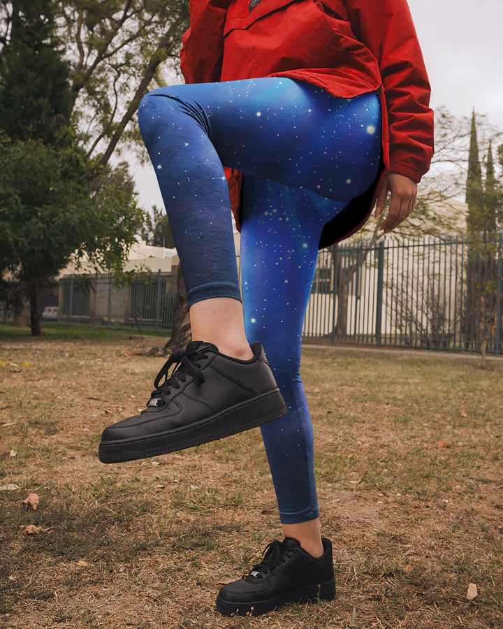 Faith Can Move Mountains All Over Print Leggings - Christ Color