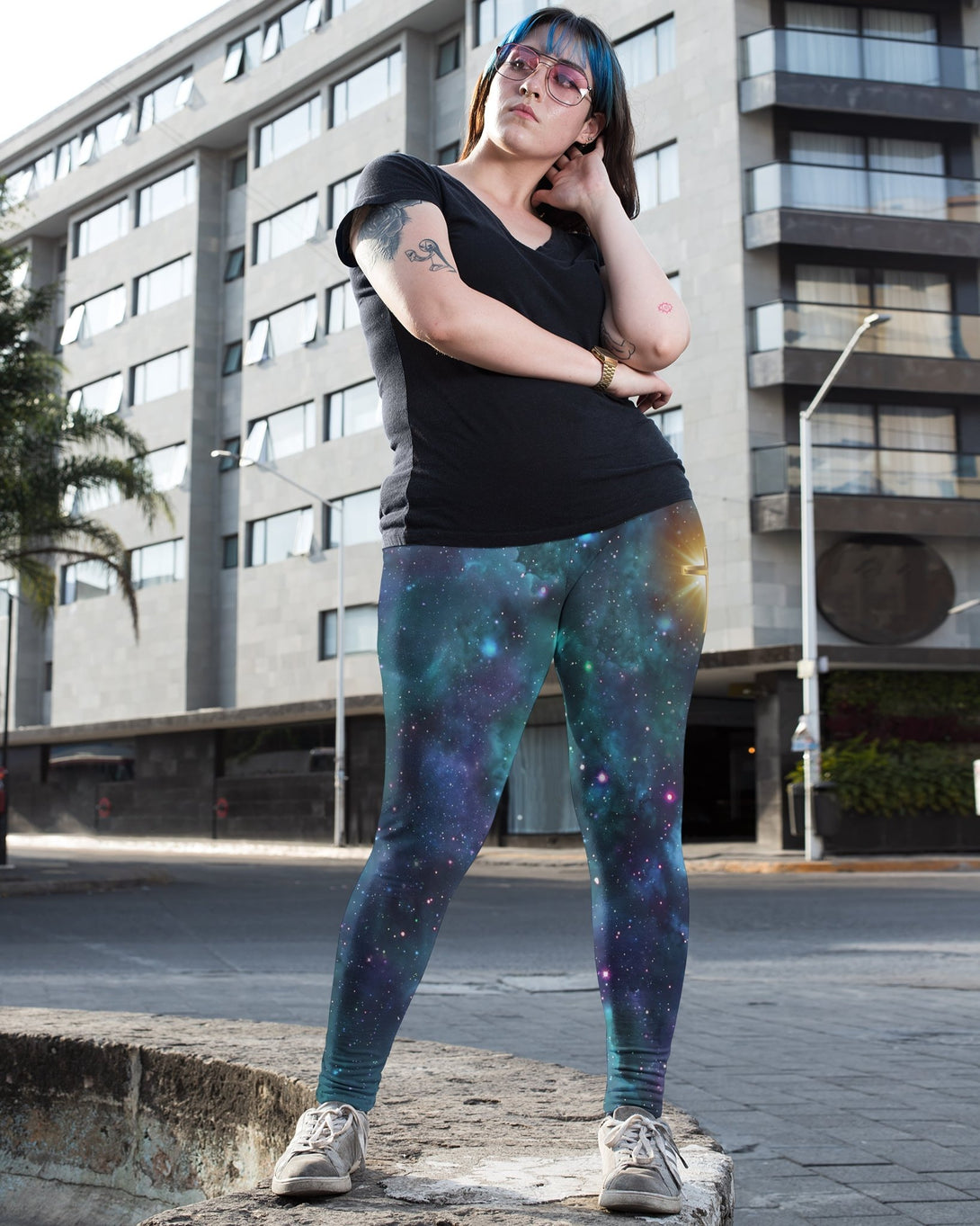 Whoever Drinks The Water I Give Them Will Never Thirst All Over Print Leggings - Christ Color