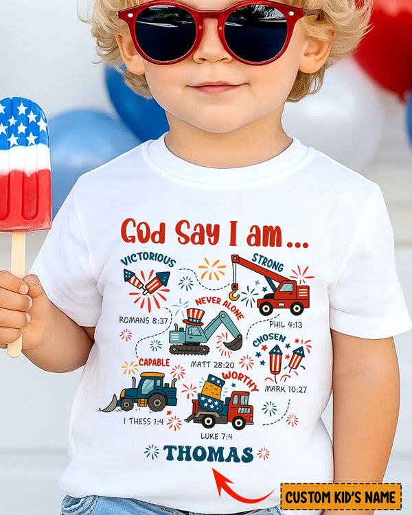 God Say I Am All Over Print T-Shirt Kid