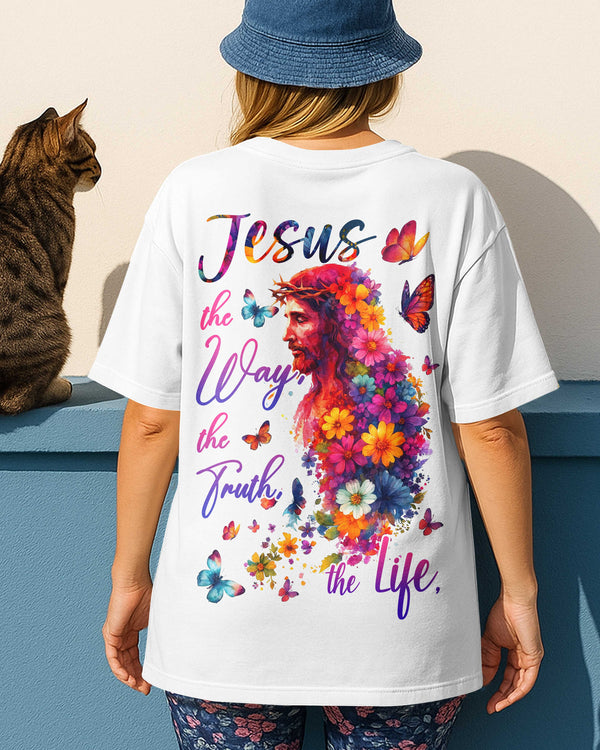 Jesus The Way The Truth The Life All Over Print T-Shirt